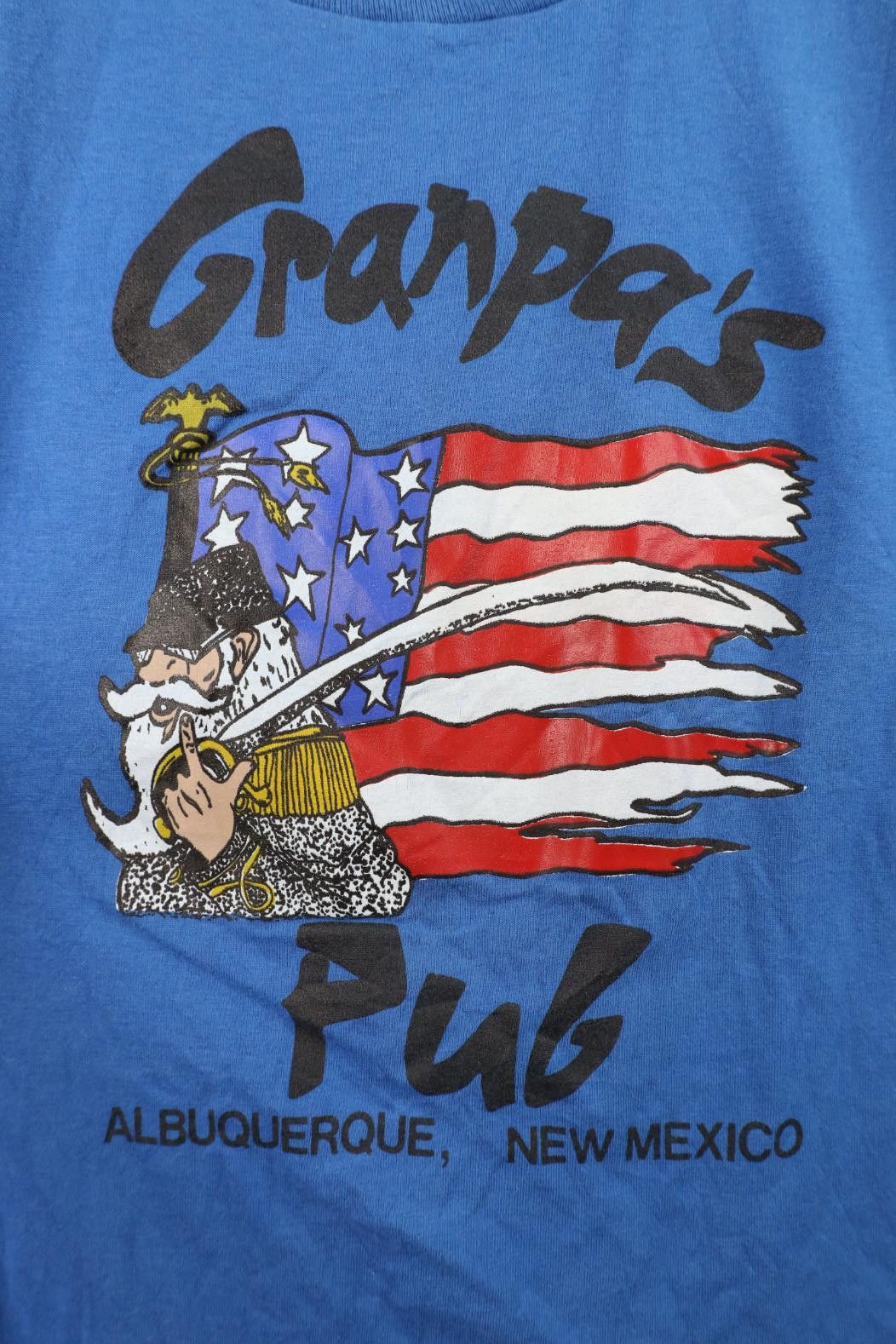 Vintage Vintage 80s 90s Granpa's Pub Civil War Soldier T-Shirt Size US L / EU 52-54 / 3 - 4 Thumbnail
