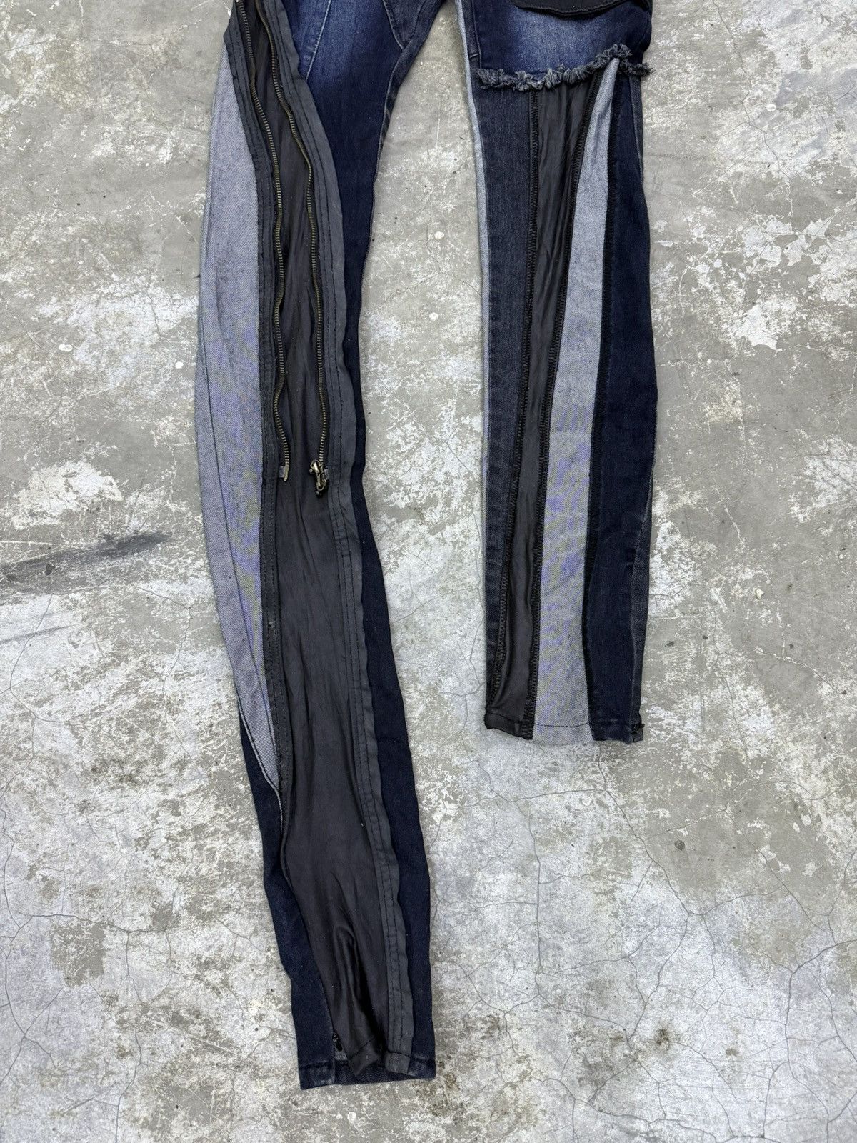 If Six Was Nine H.anarchy H.naoto Punk style denim pants Size US 27 - 3 Thumbnail