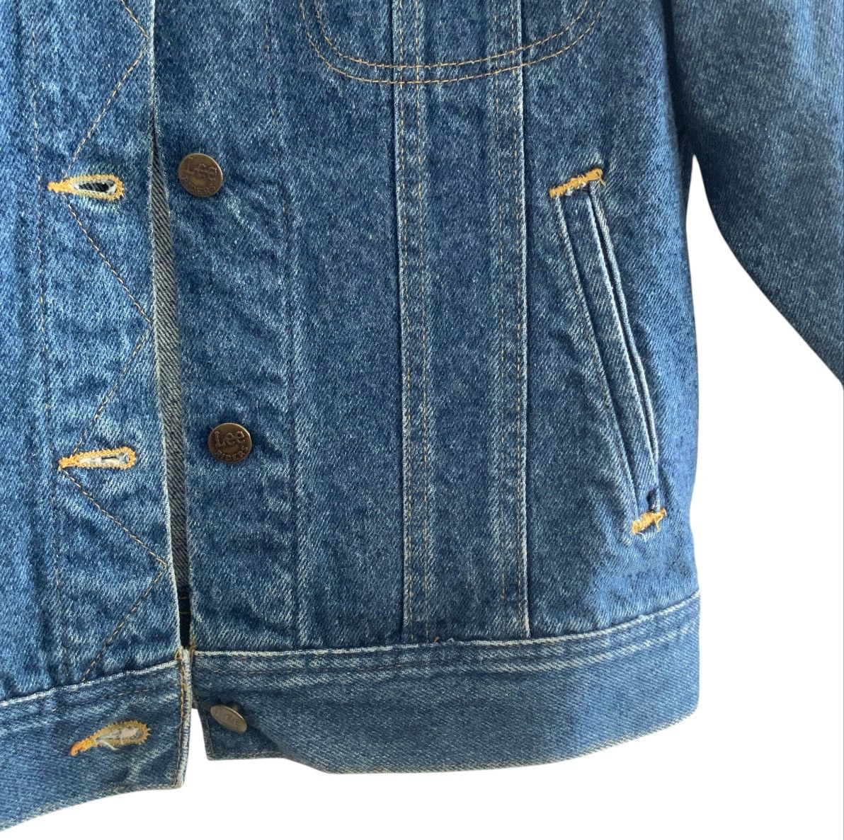 Lee Lee Riders Rodeo Western Appliqué Vintage Denim Jean Jacket Size S / US 4 / IT 40 - 12 Thumbnail