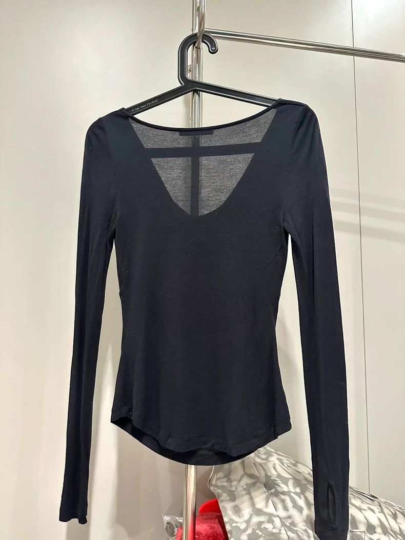 Helmut Lang HELMUT LANG Black sleeveless undergarment Size XS / US 0-2 / IT 36-38 - 3 Thumbnail