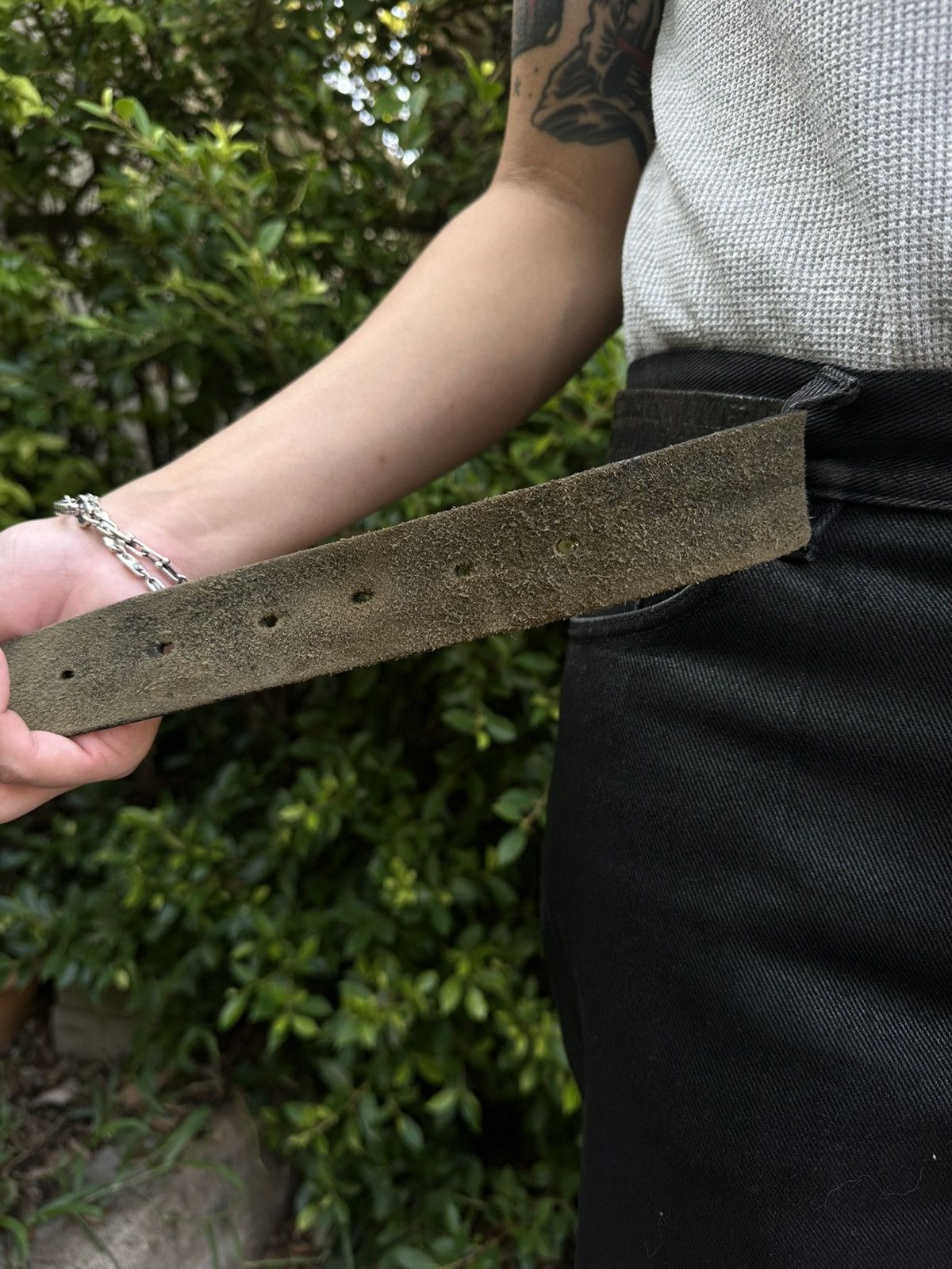 Dirk Bikkembergs Dirk Bikkembergs Leather Belt Size ONE SIZE - 5 Thumbnail