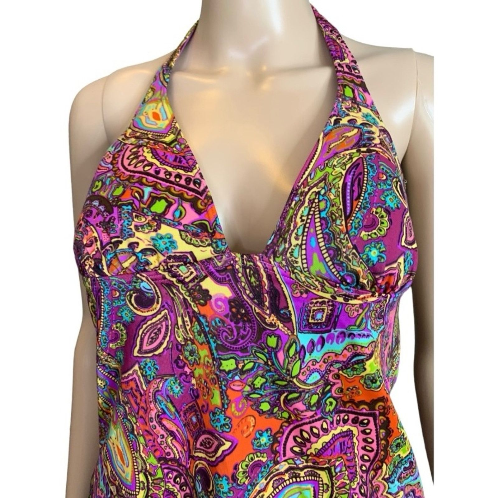 Victoria's Secret Victoria’s Secret Women's Medium Swim Tankini Top Purple Size M / US 6-8 / IT 42-44 - 3 Thumbnail