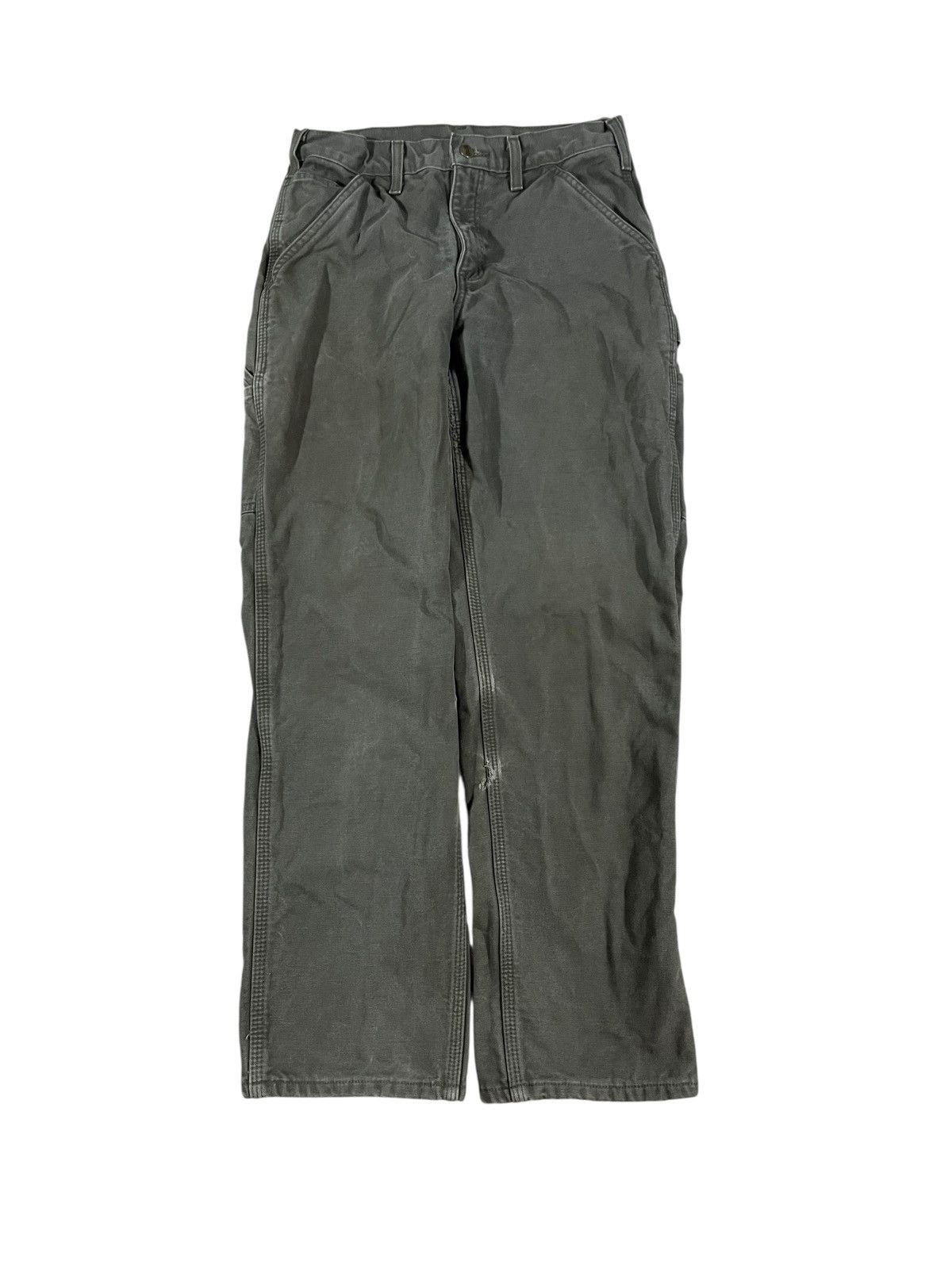 Carhartt Carhartt B111 MOS Flannel Lined Work Pants Faded Green Size US 30 / EU 46 - 1 Thumbnail