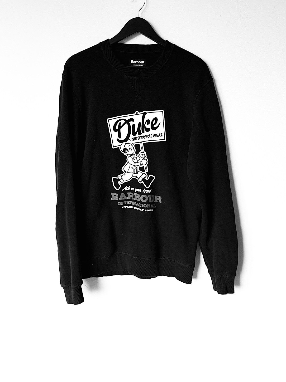 Barbour Barbour International Black Sweatshirt Size M Size US M / EU 48-50 / 2 - 1 Thumbnail