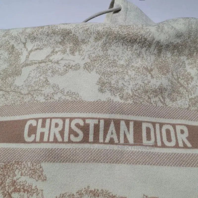 Dior Dior Cropped Graphic Hoodie in Beige . Size M / US 6-8 / IT 42-44 - 6 Thumbnail