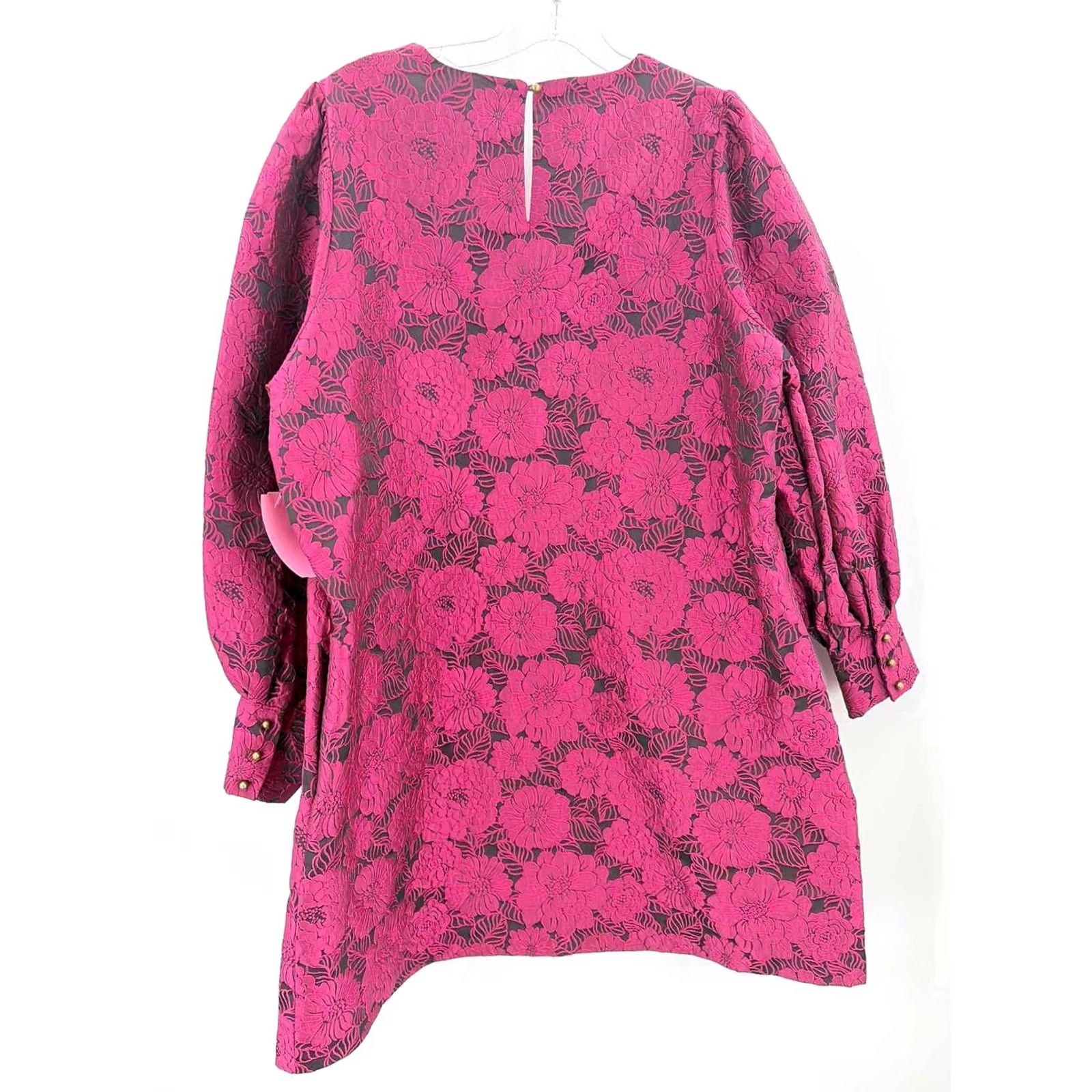 Vintage VINTAGE Pre-Owned Entro Purple Size Large Long Sleeve Blouse Size L / US 10 / IT 46 - 3 Thumbnail