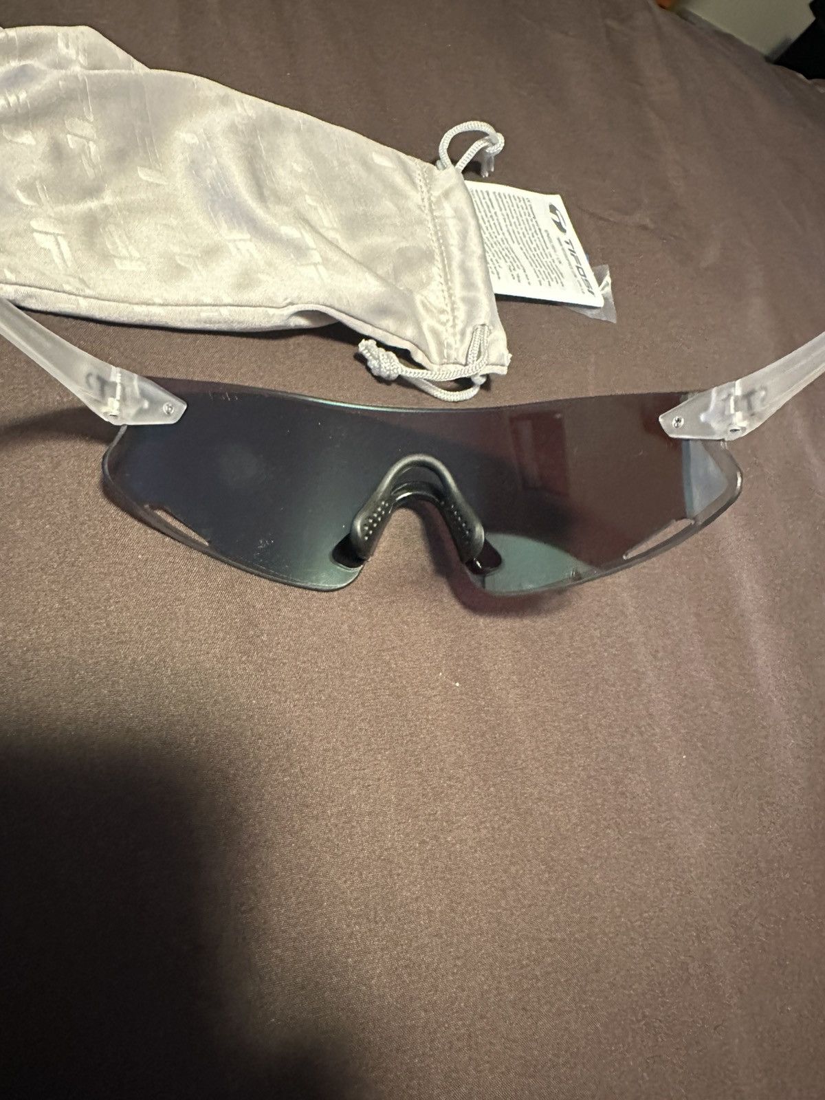 Other Tifosi Optics VOGEL XC Sunglasses Satin Clear Frame Sky Blue Size ONE SIZE - 4 Thumbnail