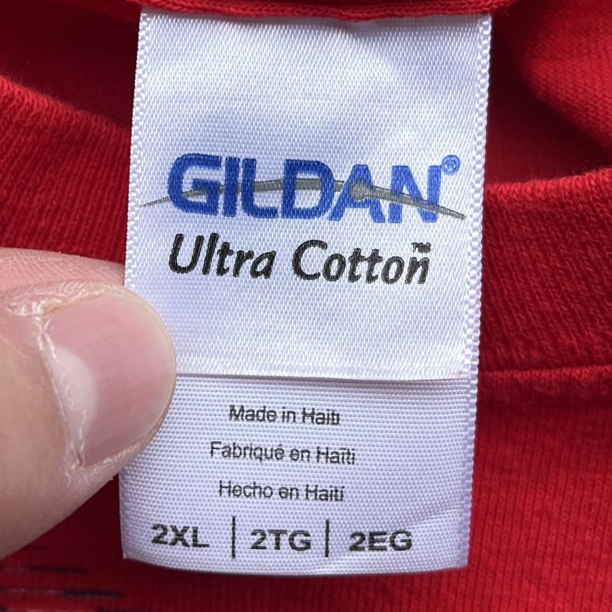 Gildan Vintage Jack Patrick NASCAR Red Graphic T Shirt Size US XXL / EU 58 / 5 - 4 Thumbnail