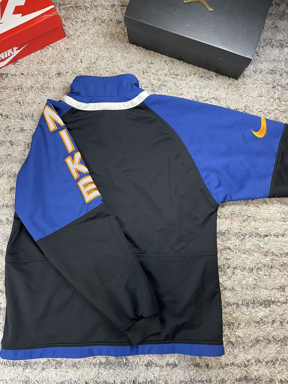 Nike × Vintage Nike swoosh streetwear vintage multi logo zip sweatshirt Size US M / EU 48-50 / 2 - 4 Thumbnail