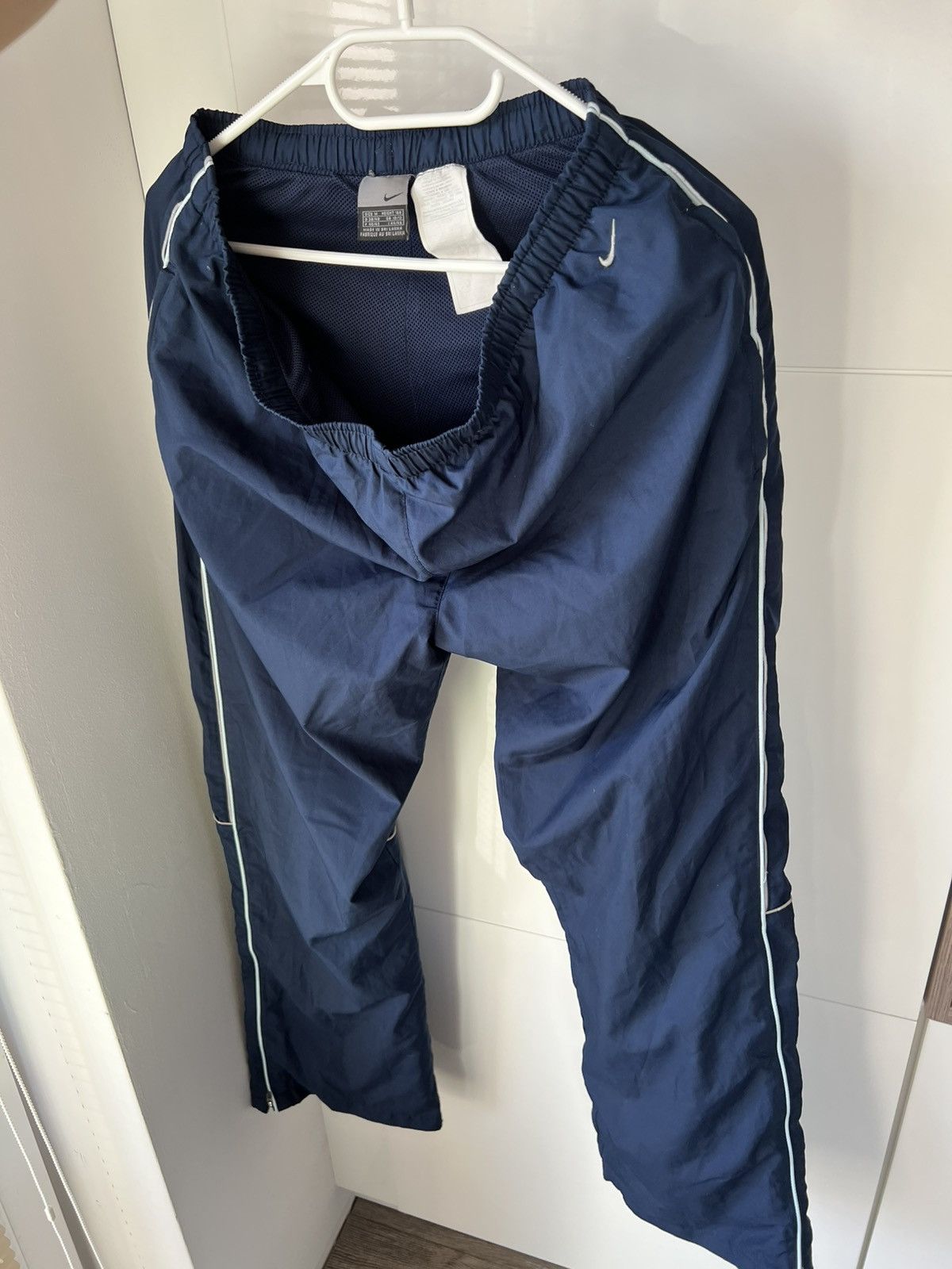 Nike Vintage Nike Y2K Small Knit Swoosh Avant Garde Regular Pants Size US 32 / EU 48 - 2 Thumbnail