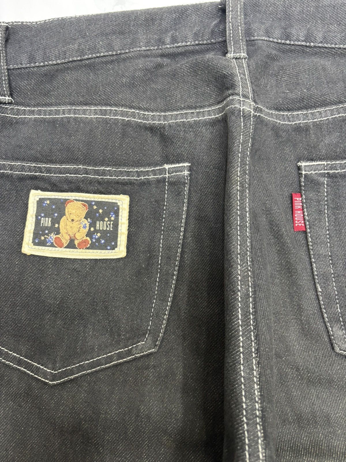Helmut Lang 🔥PINK HOUSE BLACK JEANS DISTRESSED DENIM Size US 30 / EU 46 - 9 Thumbnail