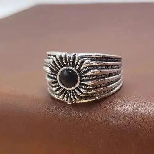 Vision Streetwear Vintage Thai Silver 925 Ring Size ONE SIZE - 4 Thumbnail