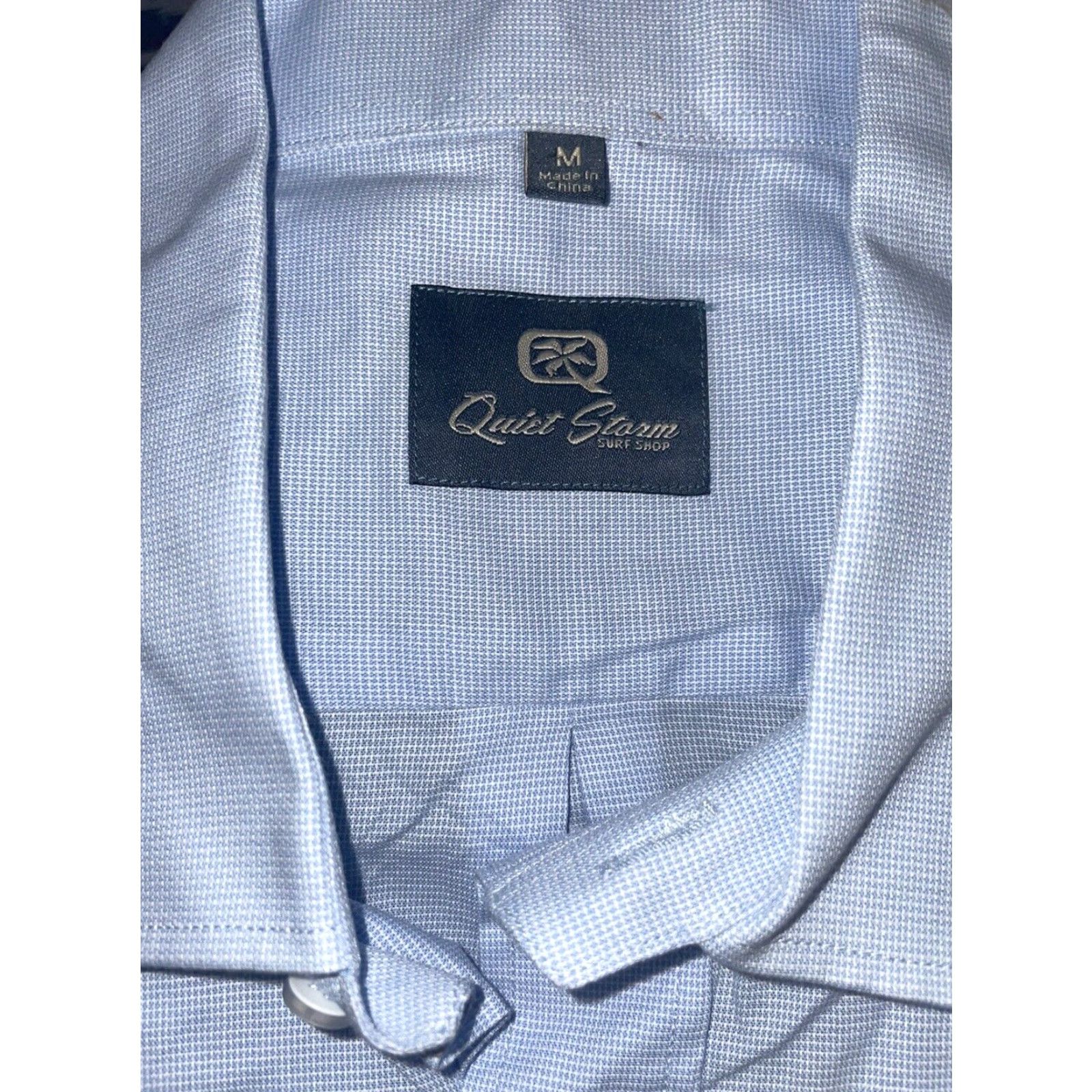 Vintage Quiet Strom Surf Shop Blue Button Down Shirt Mens M Size US M / EU 48-50 / 2 - 7 Thumbnail