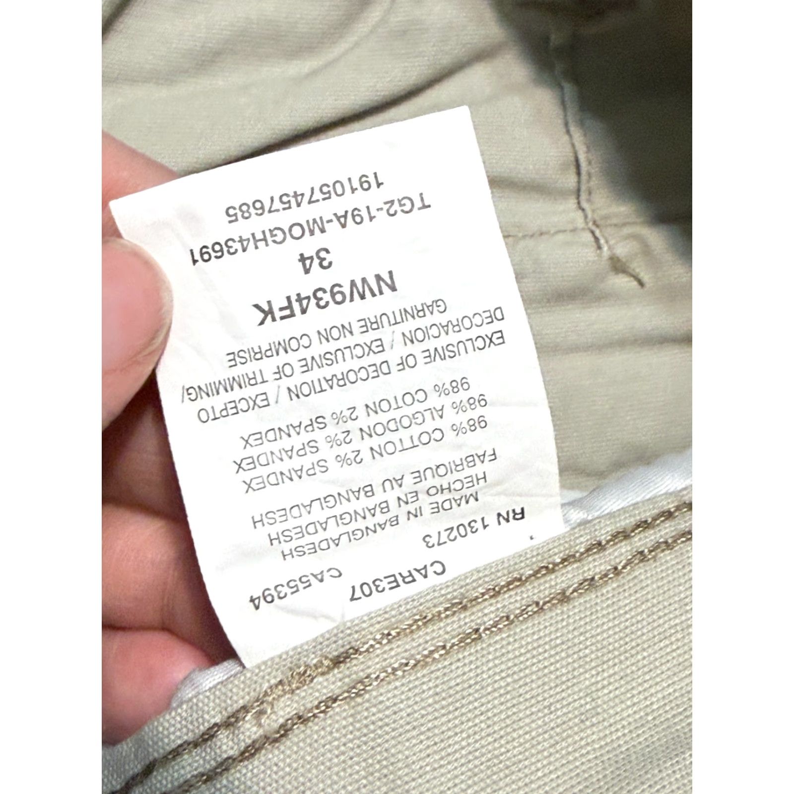 Vintage Mens Cargo Shorts Size US 34 / EU 50 - 5 Thumbnail