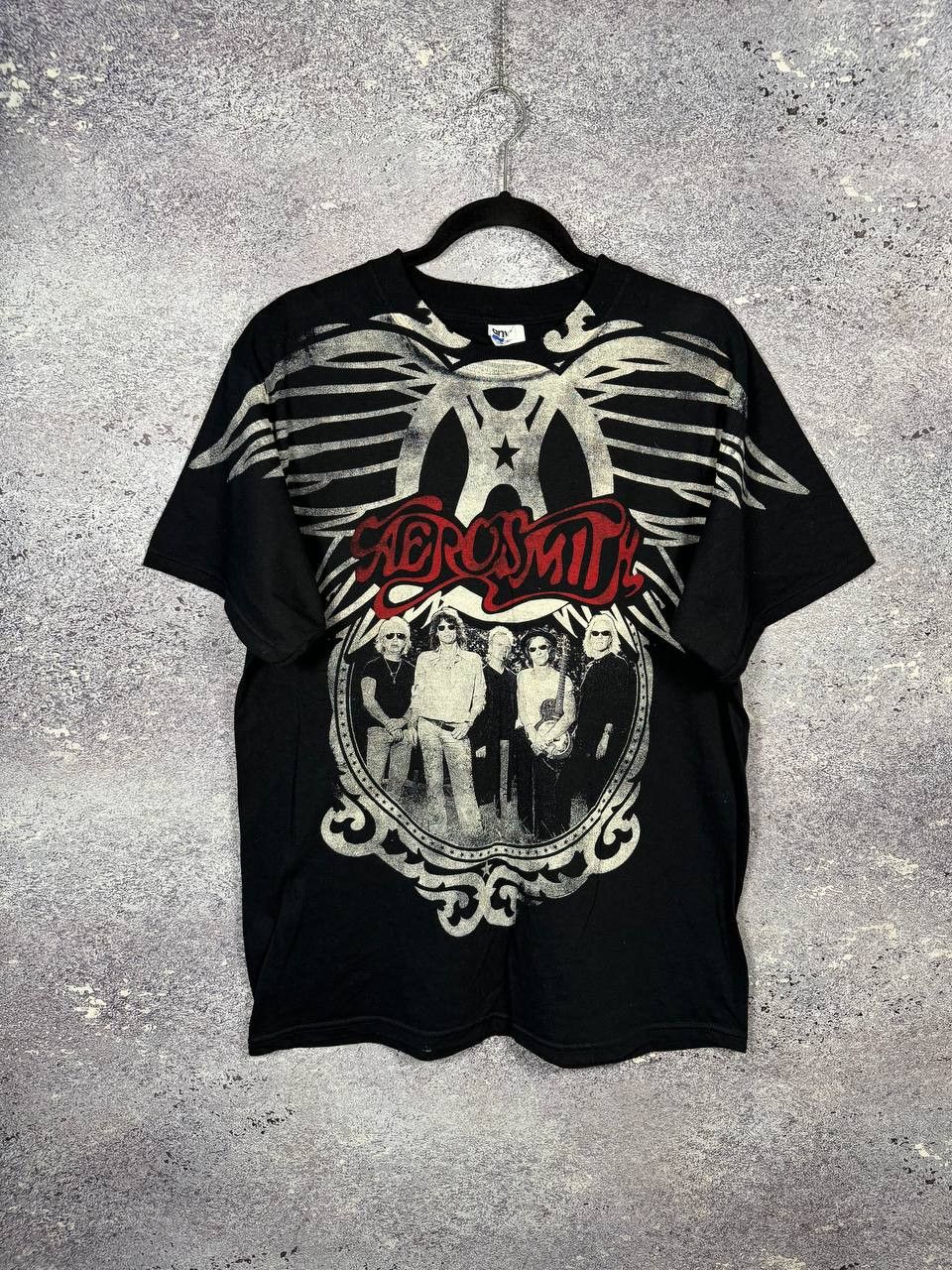Aerosmith AOP Aerosmith World Tour 2009 Concert T-Shirt Men's Alstyle Size US L / EU 52-54 / 3 - 1 Thumbnail
