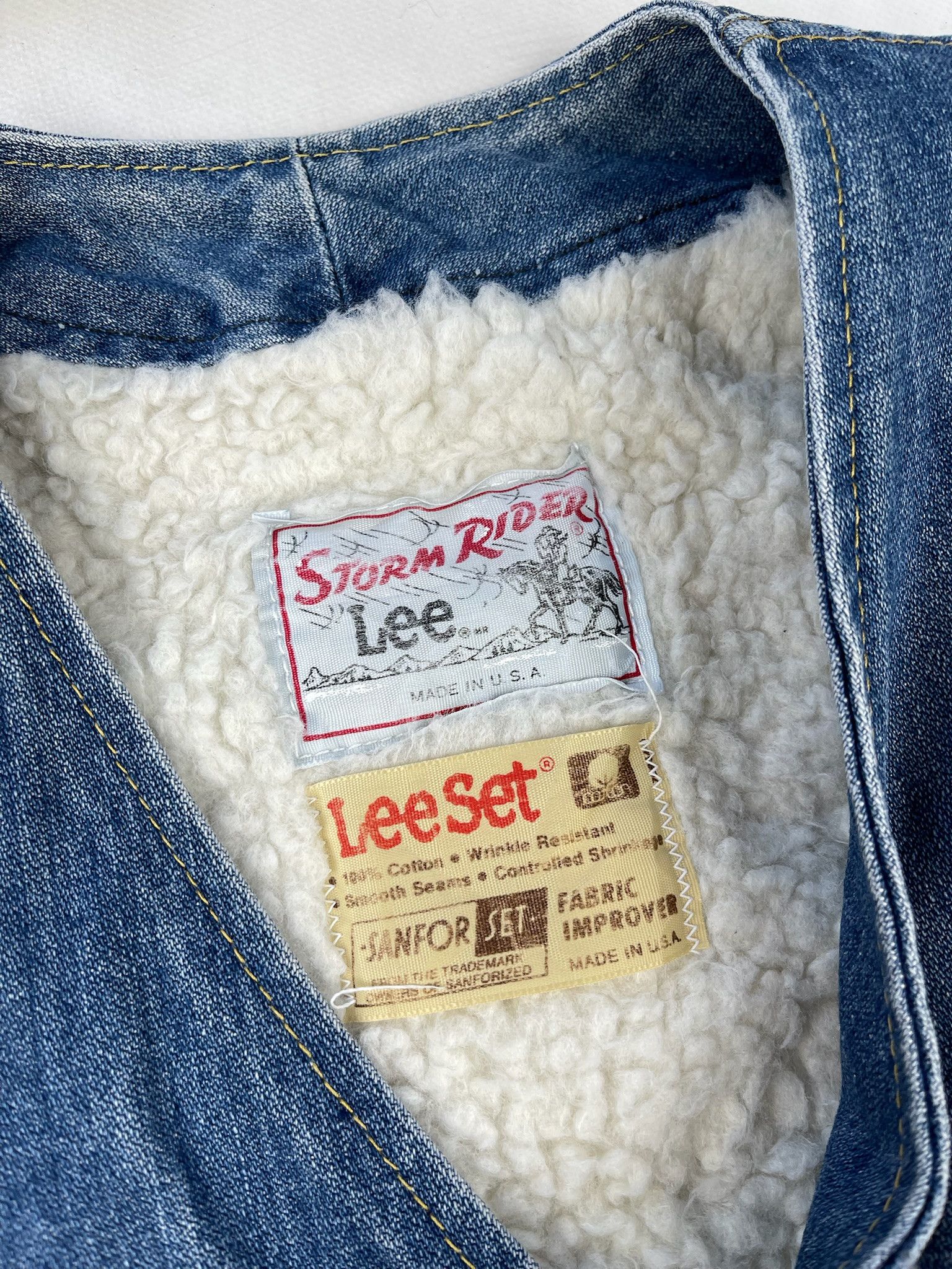Lee vintage lee storm rider Sherpa vest Size US M / EU 48-50 / 2 - 3 Thumbnail