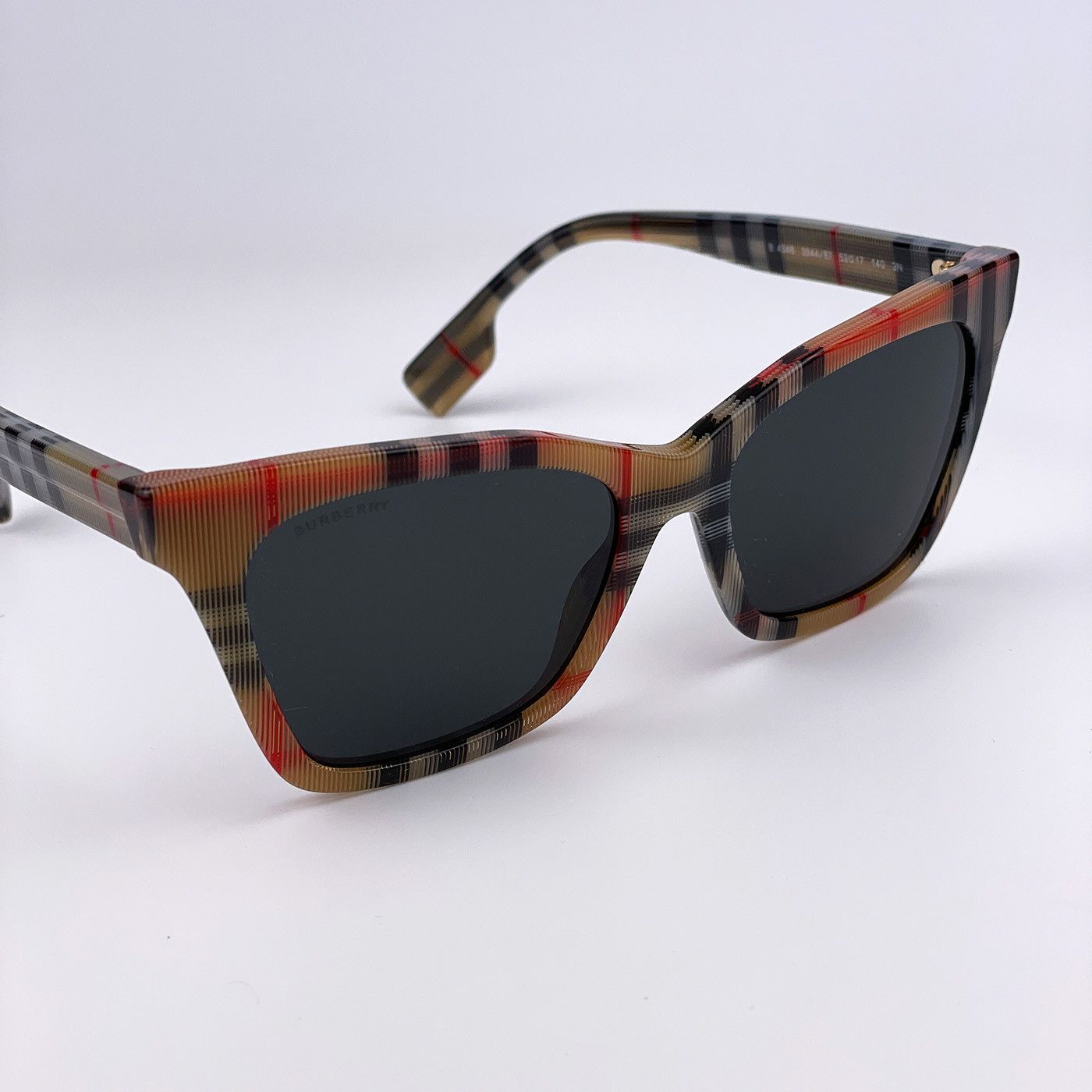 Burberry NEW Burberry BE4346 ELSA 394487 Brown Grey Women Sunglasses Size ONE SIZE - 6 Thumbnail