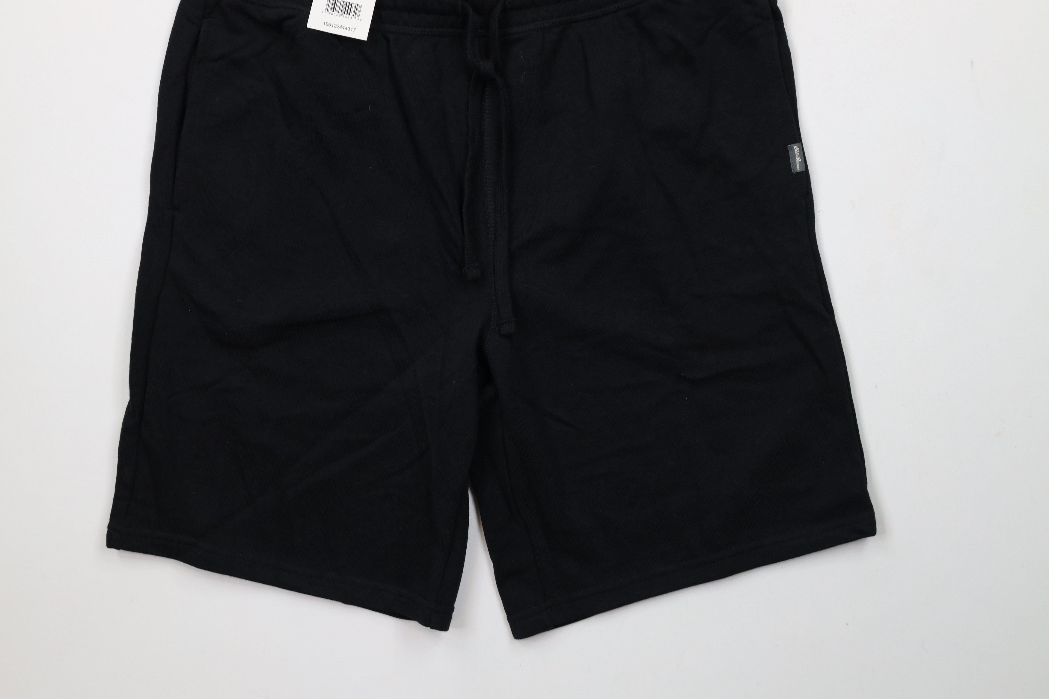 Eddie Bauer × Vintage New Eddie Bauer Out Knit Above Knee Lounge Shorts Black Size US 32 / EU 48 - 4 Thumbnail