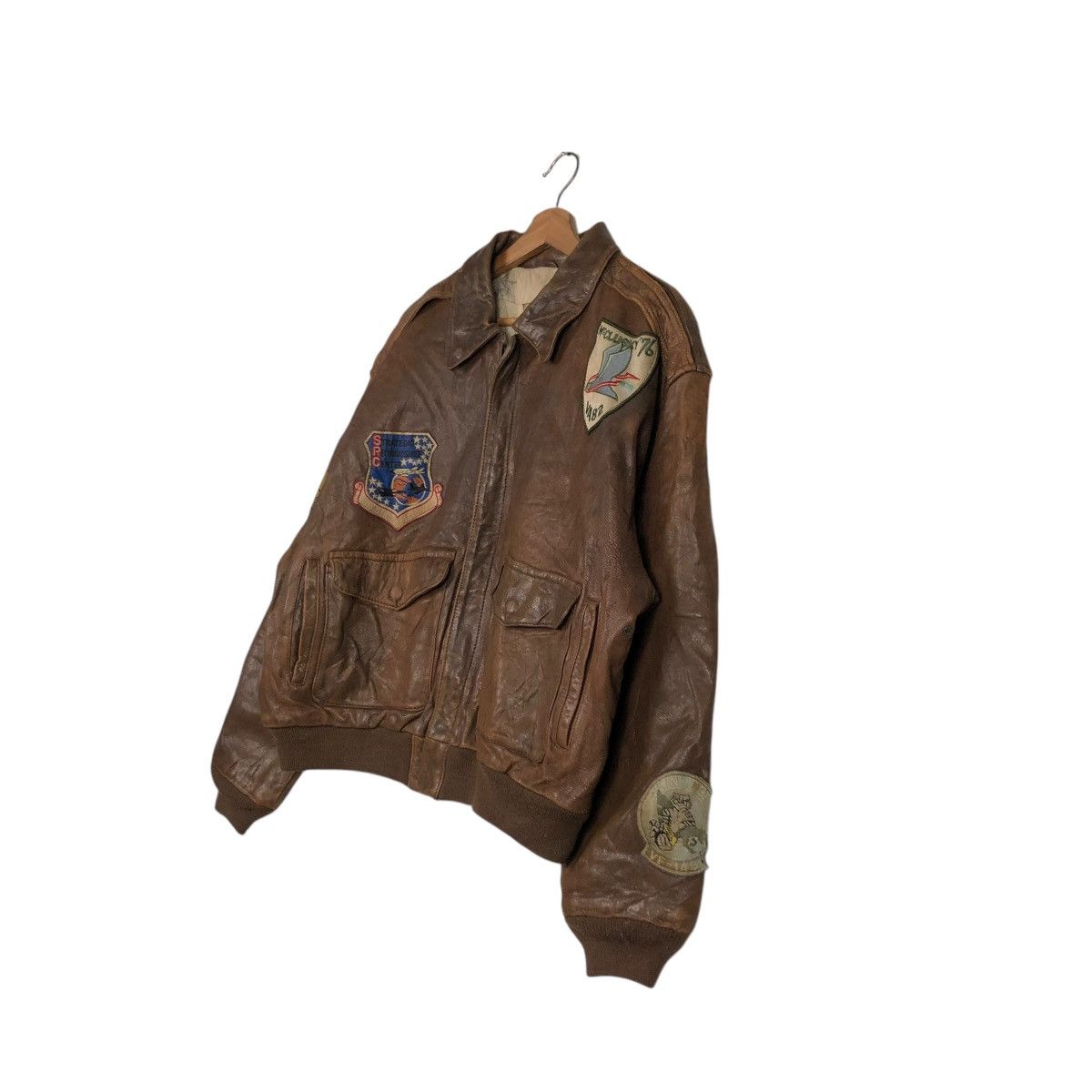 Avirex 🔥VINTAGE AVIREX GENUINE LEATHER JACKET AMERICAN CLASSIC USA Size US M / EU 48-50 / 2 - 5 Thumbnail
