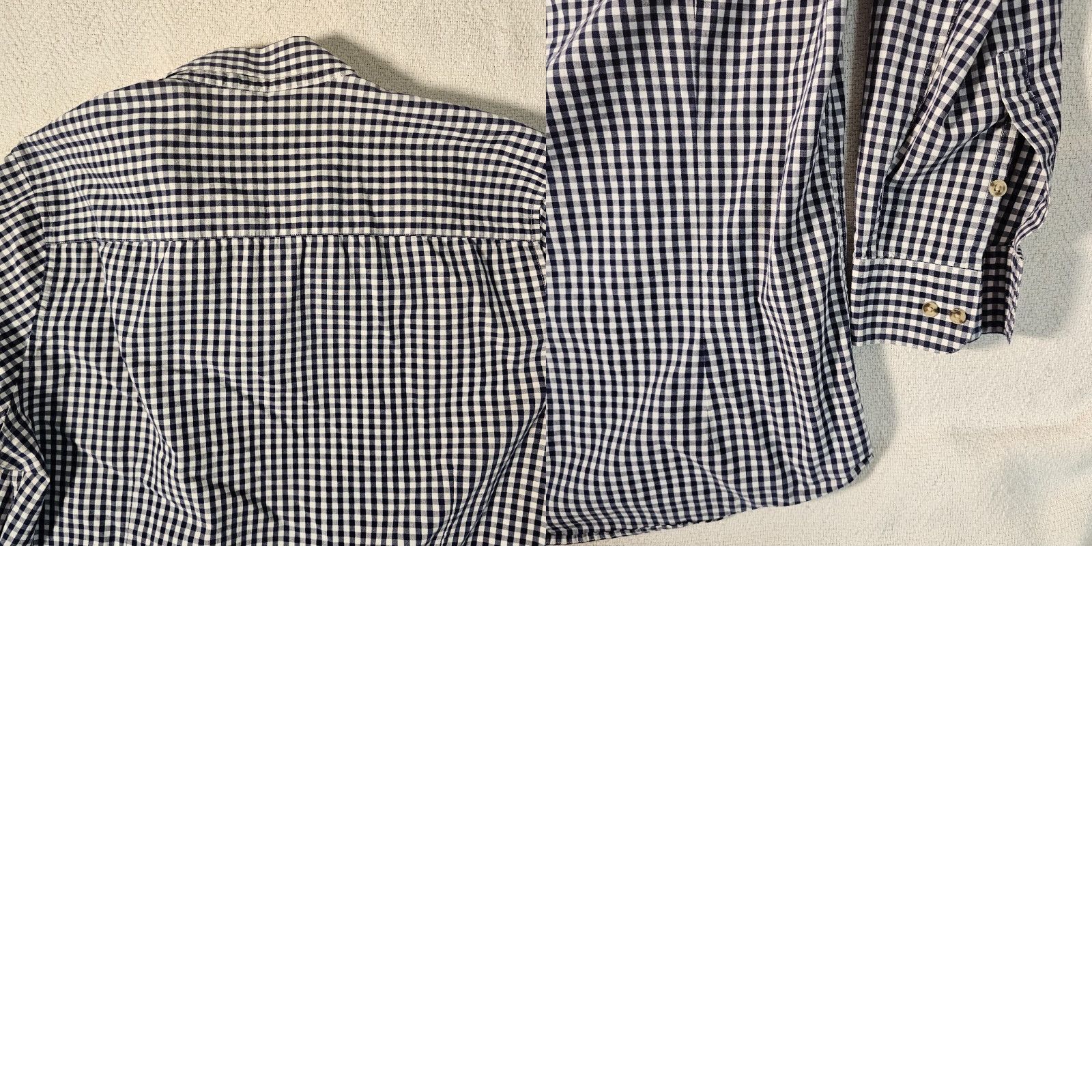 Bar III Bar III Carnaby Collection Men's Shirt Slim Long Sleeve Button-Up Navy Check Size M Size US M / EU 48-50 / 2 - 8 Thumbnail
