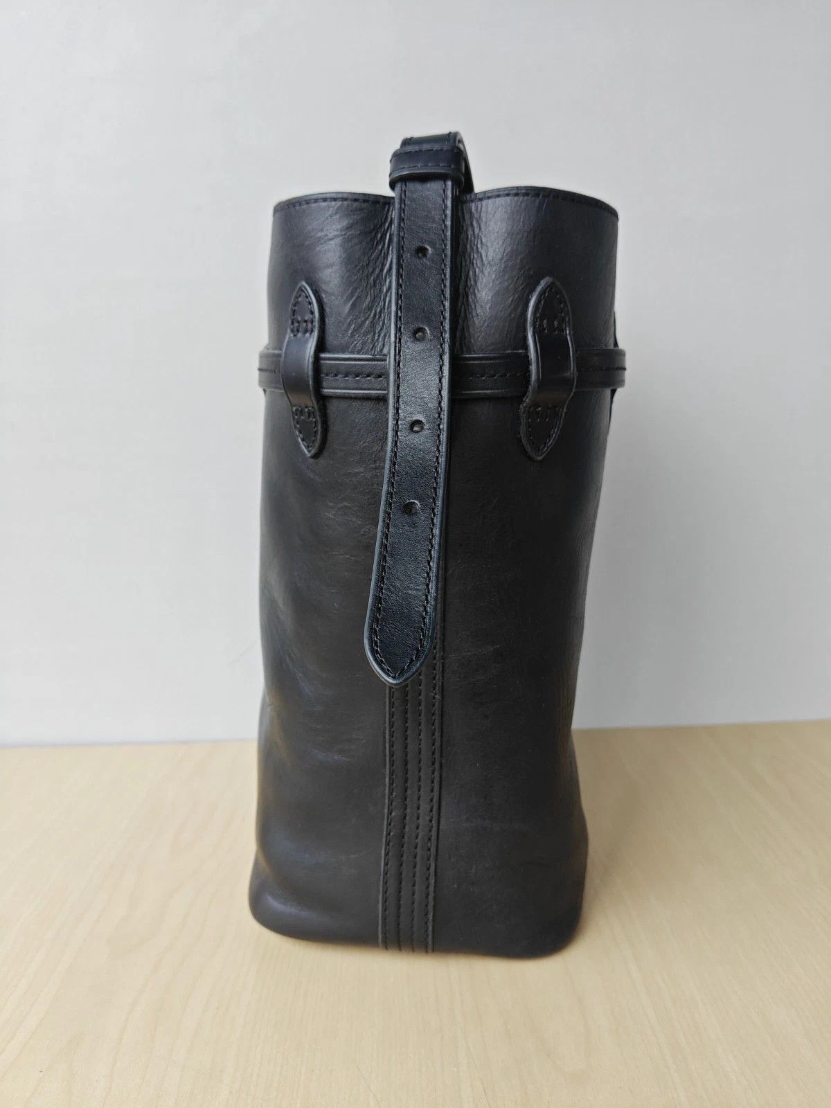 Polo Ralph Lauren Polo Ralph Lauren Bellport Leather Large Bucket Bag FTP 0009 Size ONE SIZE - 4 Thumbnail
