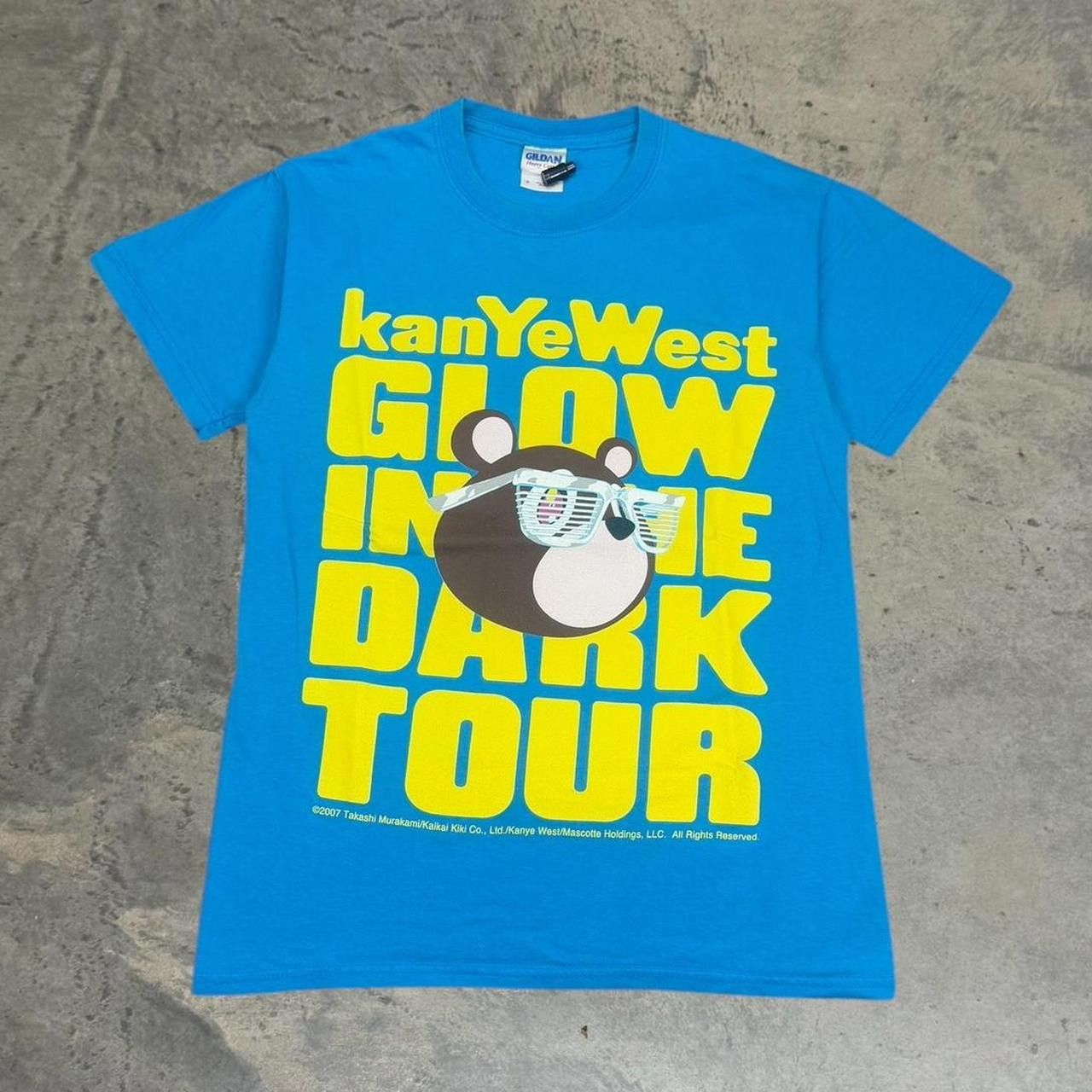 Band Tees × Gildan × Vintage Vintage Y2K Murakami Kanye Glow In The Dark Tour T-Shirt Size US S / EU 44-46 / 1 - 1 Thumbnail