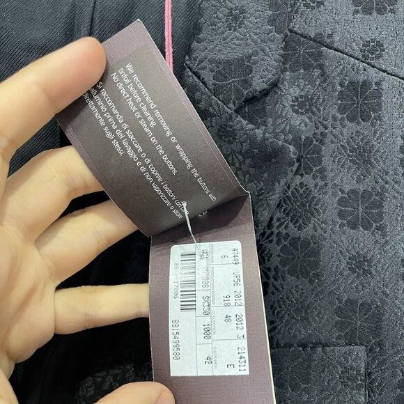 Stella McCartney Stella McCartney Jacquard Brocade Single Button V Menswear B Size XS / US 0-2 / IT 36-38 - 10 Thumbnail
