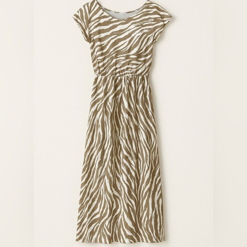 Nine West Elegant Zebra Print Dress Size M / US 6-8 / IT 42-44 - 1 Thumbnail