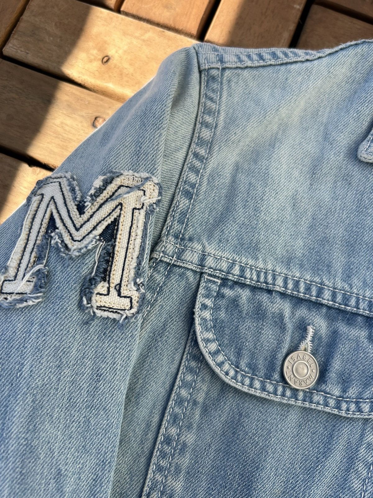 Isabel Marant Isabel Marant denim jacket jeans size S womans biker jacket Size S / US 4 / IT 40 - 3 Thumbnail