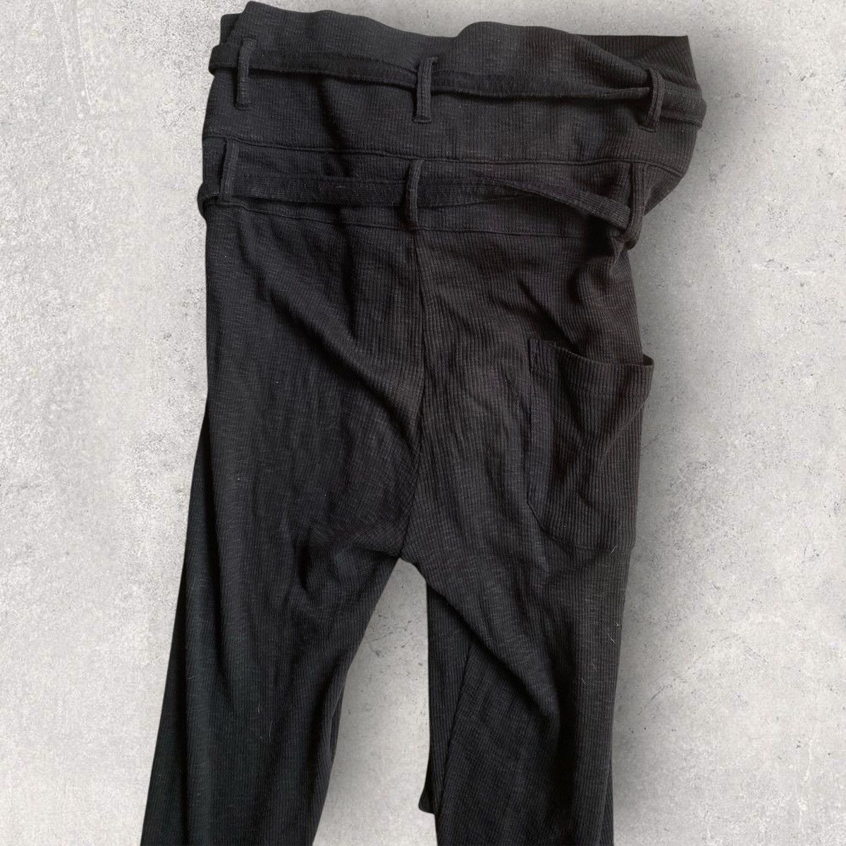 Ann Demeulemeester Ribbed Bondage Sweatpants Size 28" / US 6 / IT 42 - 4 Thumbnail