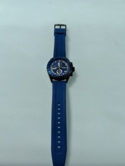 Fossil BLUE FOSSIL WITH TACHYMETER 10ATM WATCH FACE Size ONE SIZE - 1 Thumbnail