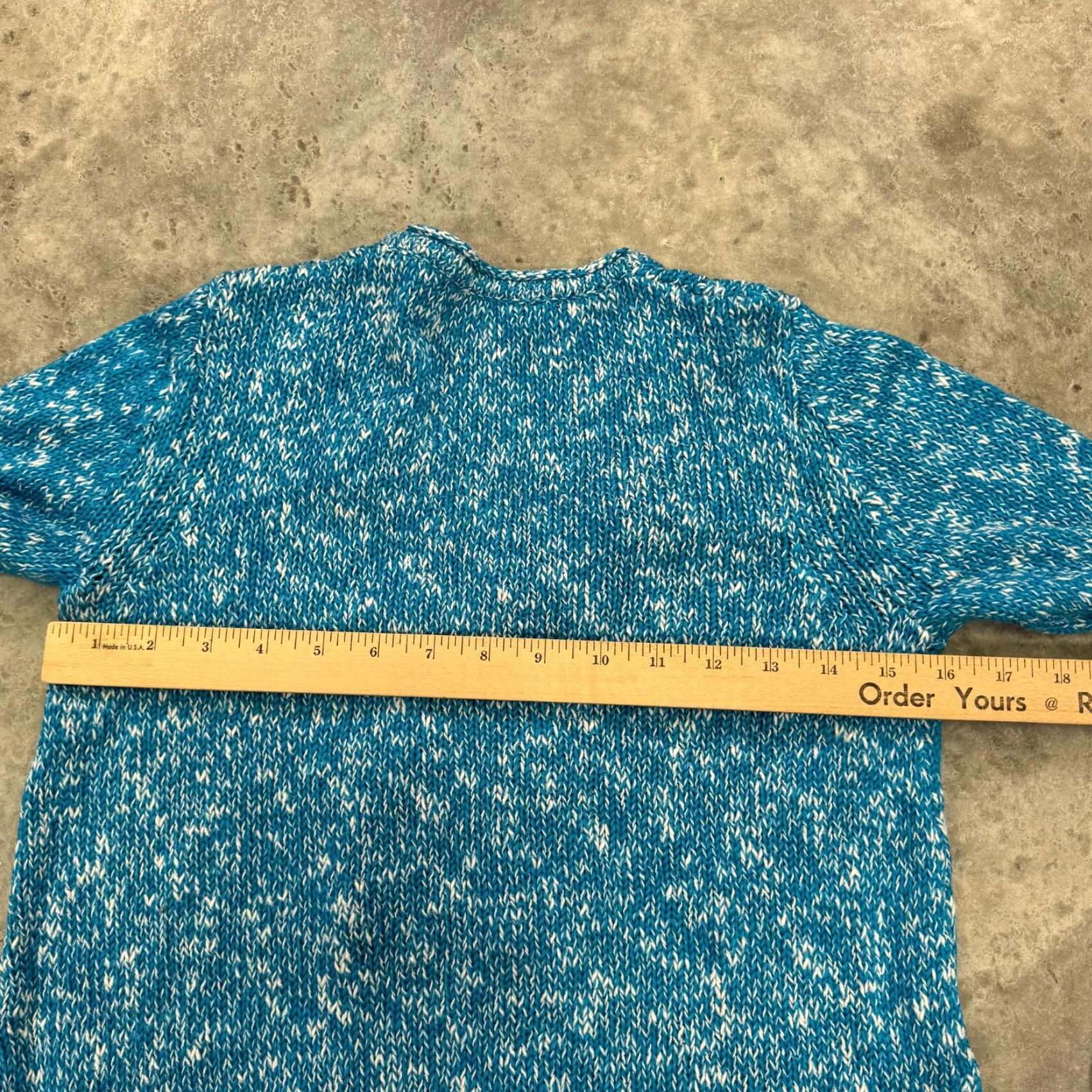 Lilly Pulitzer VINTAGE Lilly Pulitzer Sweater Womens Small blue V-Neck tasseled Preppy Knit Size S / US 4 / IT 40 - 4 Thumbnail