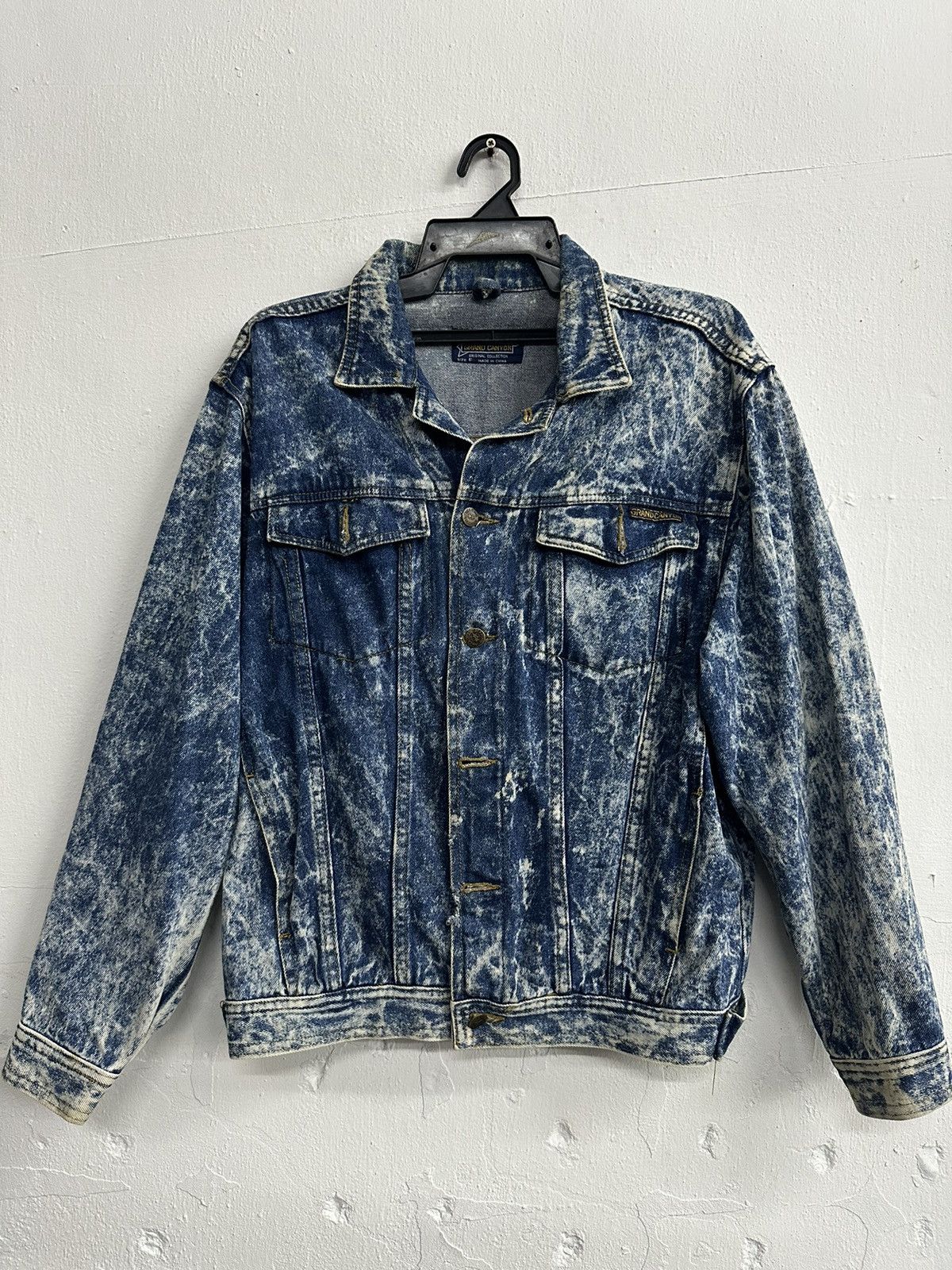 Japanese Brand VTG Grand Canyon Acid Wash Denim Jacket Size US M / EU 48-50 / 2 - 1 Thumbnail