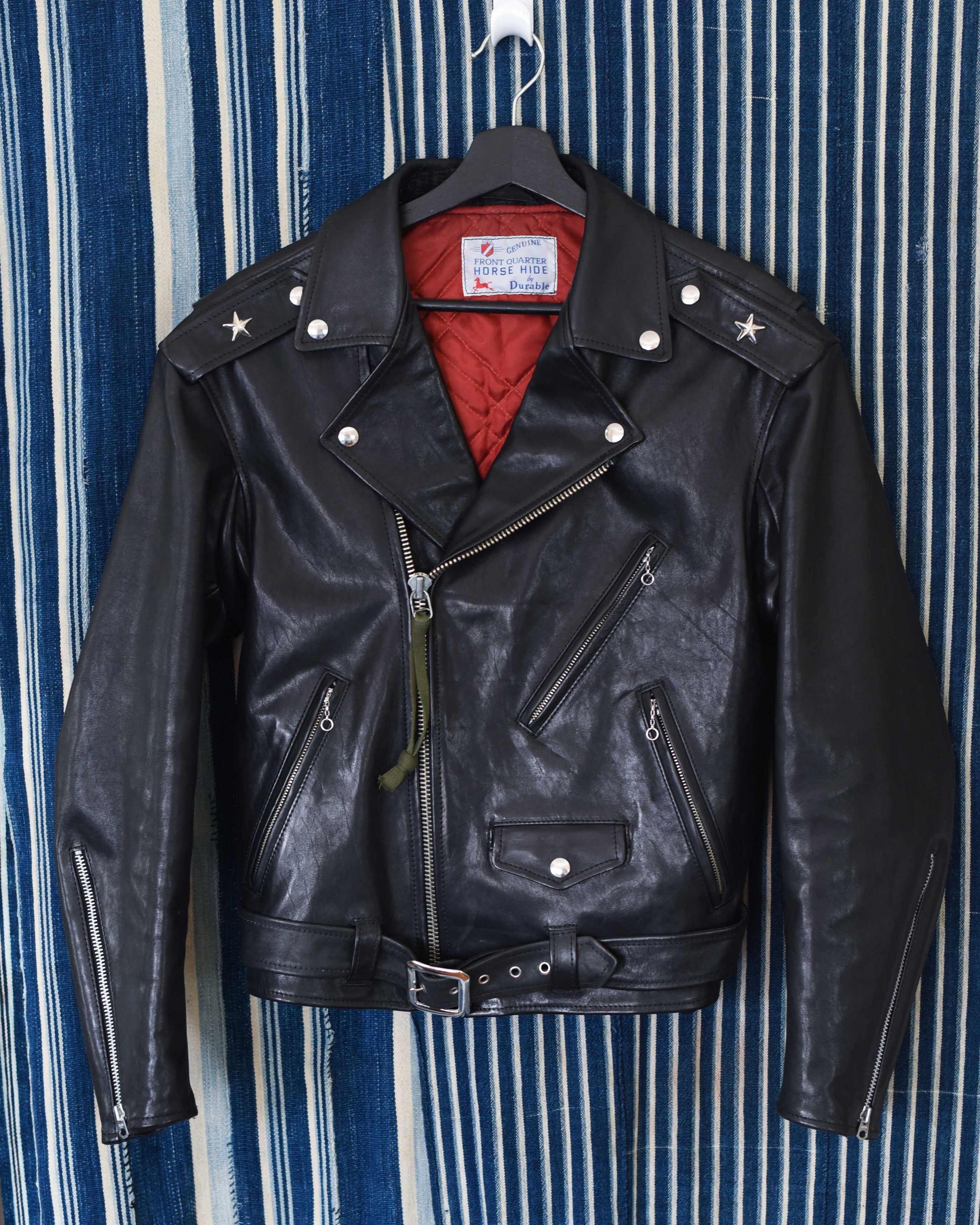 Other Bill Kelso Durable Code 33 Black Horsehide Leather Jacket 40 Size US M / EU 48-50 / 2 - 1 Thumbnail