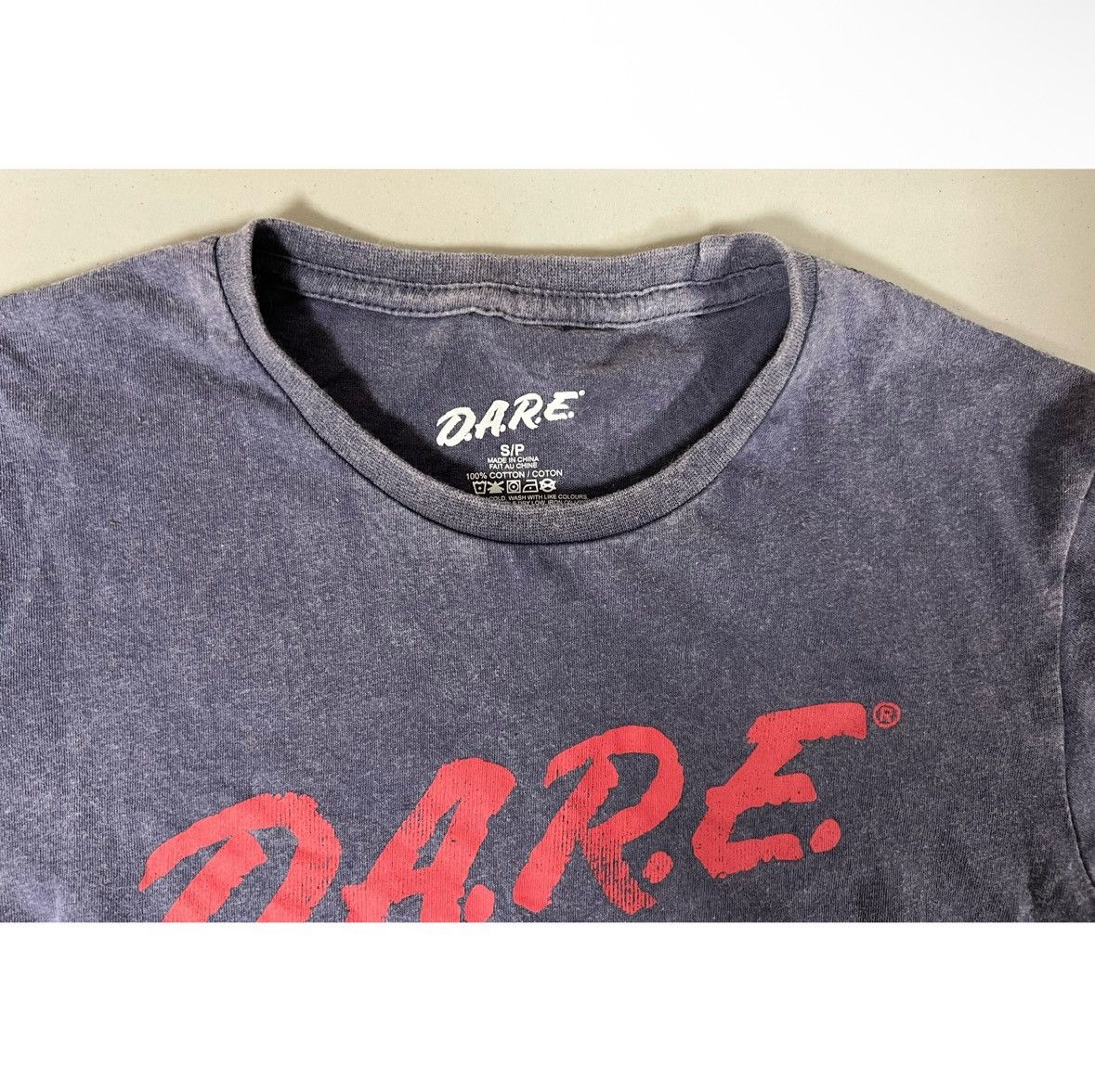 Band Tees Blue ‘D.A.R.E’ Vintage Retro Graphic Tee T-Shirt Top Size S⛓️ Size S / US 4 / IT 40 - 3 Thumbnail