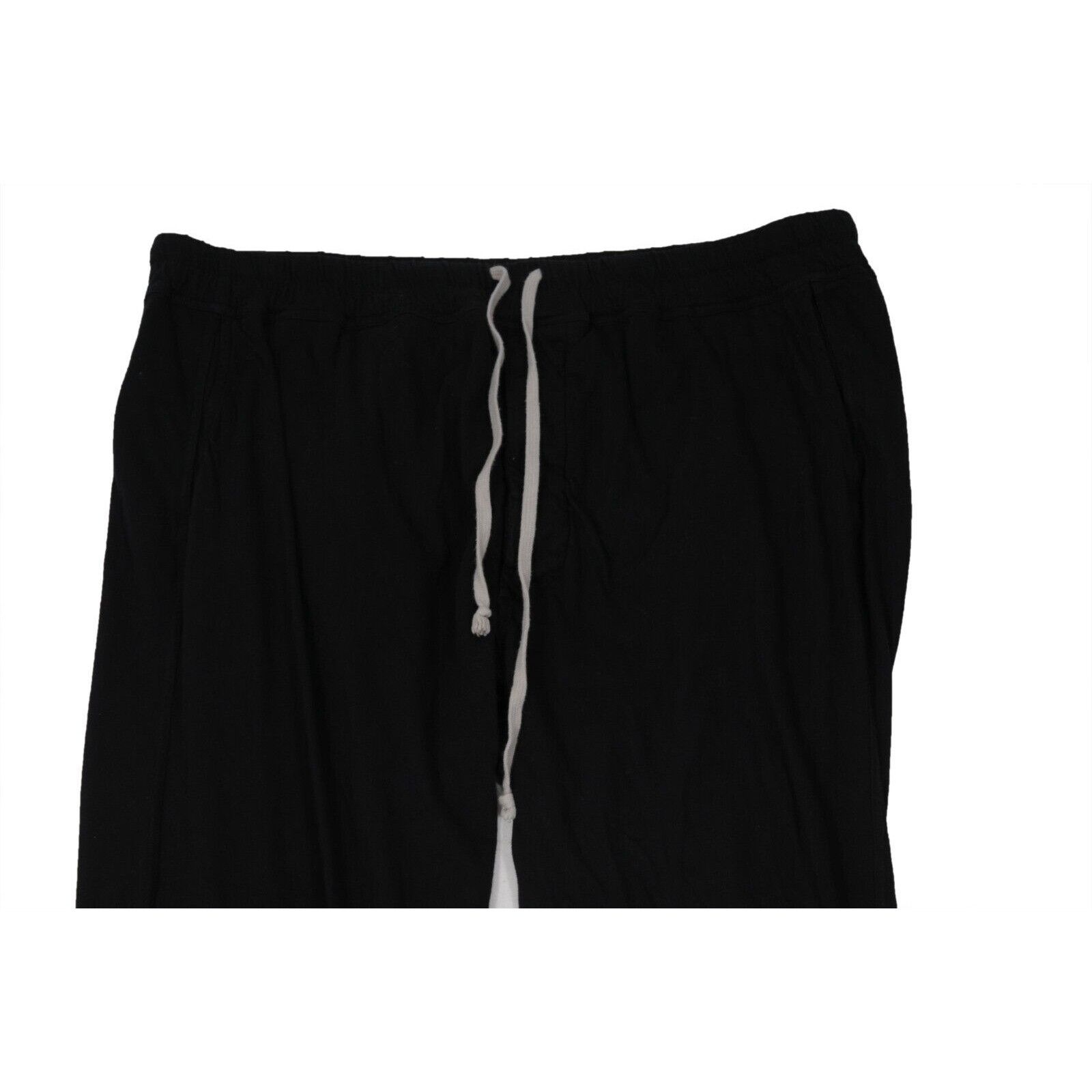 Rick Owens Drkshdw Split Hem Jogger Pants Size US XL Black - 02394 Size US 36 / EU 52 - 5 Thumbnail