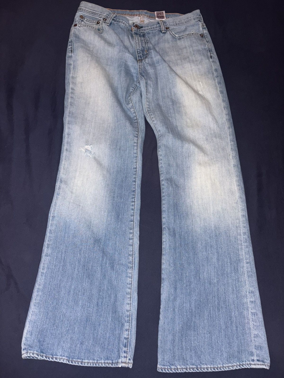 Polo Ralph Lauren Polo jean company low rise boot cut flare jeans sz 10/32 y2k Size 32" / US 10 / IT 46 - 1 Thumbnail