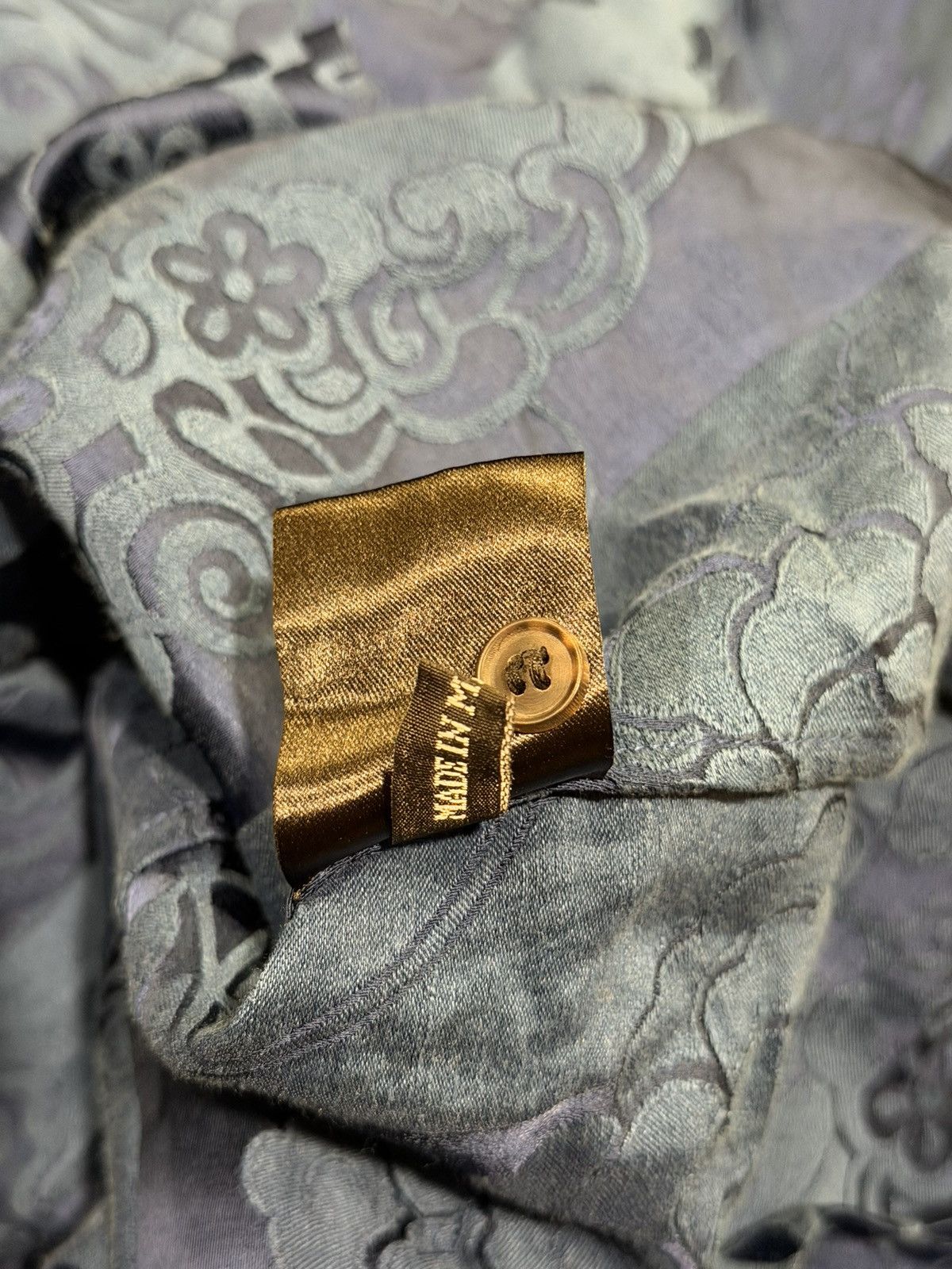 Haider Ackermann Haider Ackermann Floral Brocade Viscoe Blend Blue Shirt Size US S / EU 44-46 / 1 - 17 Thumbnail