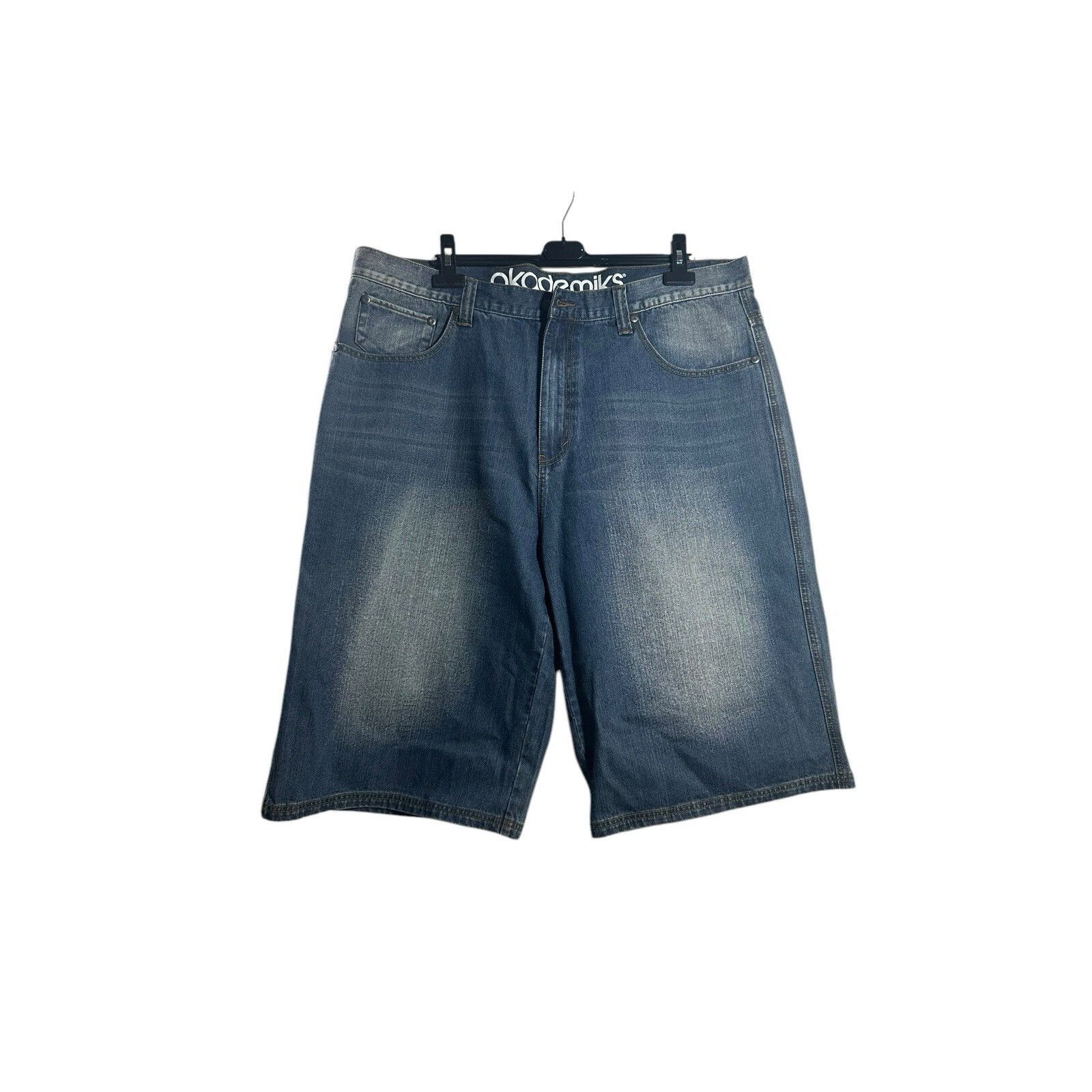 Akademiks Vintage Akademiks Jean Shorts Jorts Y2K Hip Hop Baggy Skater Size US 44 / EU 60 - 1 Thumbnail