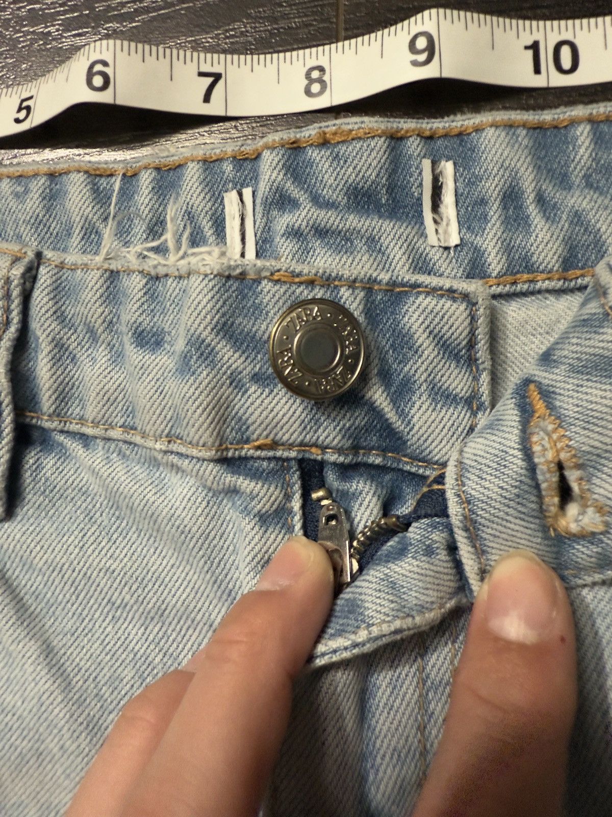 Vintage × Zara CRAZY VINTAGE ZARA JEANS Size US 30 / EU 46 - 3 Thumbnail