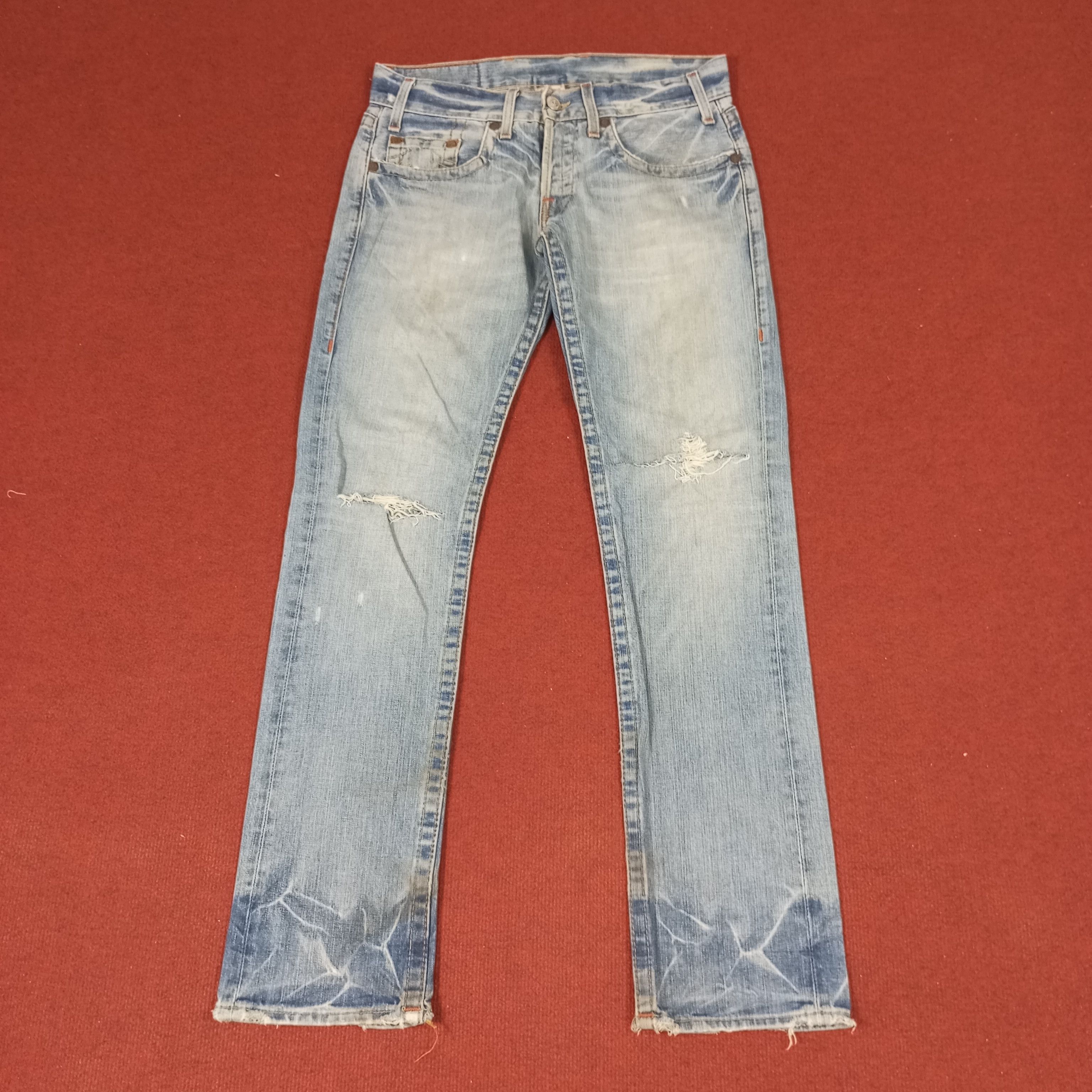 True Religion × Vintage True Religion World Tour Fashion Style Jeans Size US 33 - 2 Thumbnail