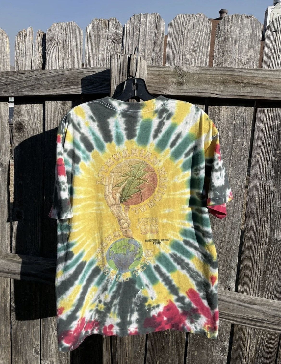 Anvil Vintage 90s Grateful Dead Lithuania T Shirt XL Single Stitch Size US XL / EU 56 / 4 - 15 Thumbnail