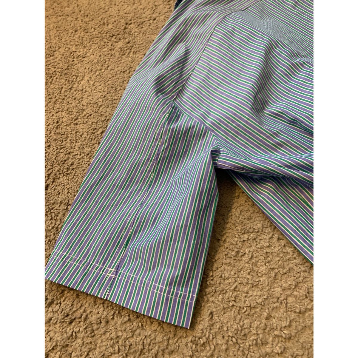 GOETZE GOETZE PLEATED CROPPED STRIPE SHIRT JACKET Size US S / EU 44-46 / 1 - 24 Thumbnail