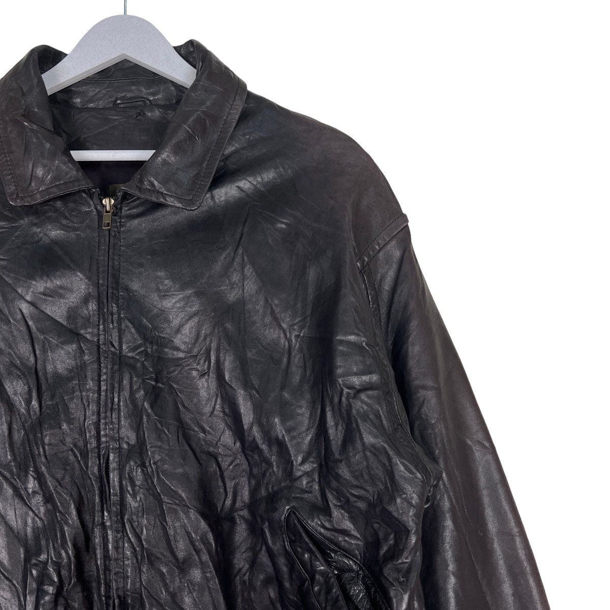 Japanese Brand 🔥 ARCHIVES KA UOMO LEATHER BOMBER JACKET Size US L / EU 52-54 / 3 - 6 Thumbnail