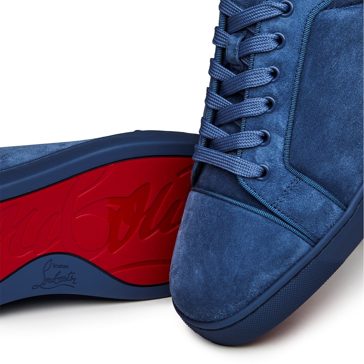 Christian Louboutin Men'S Louis Orlato Leather Trainers Size US 9 / EU 42 - 6 Thumbnail