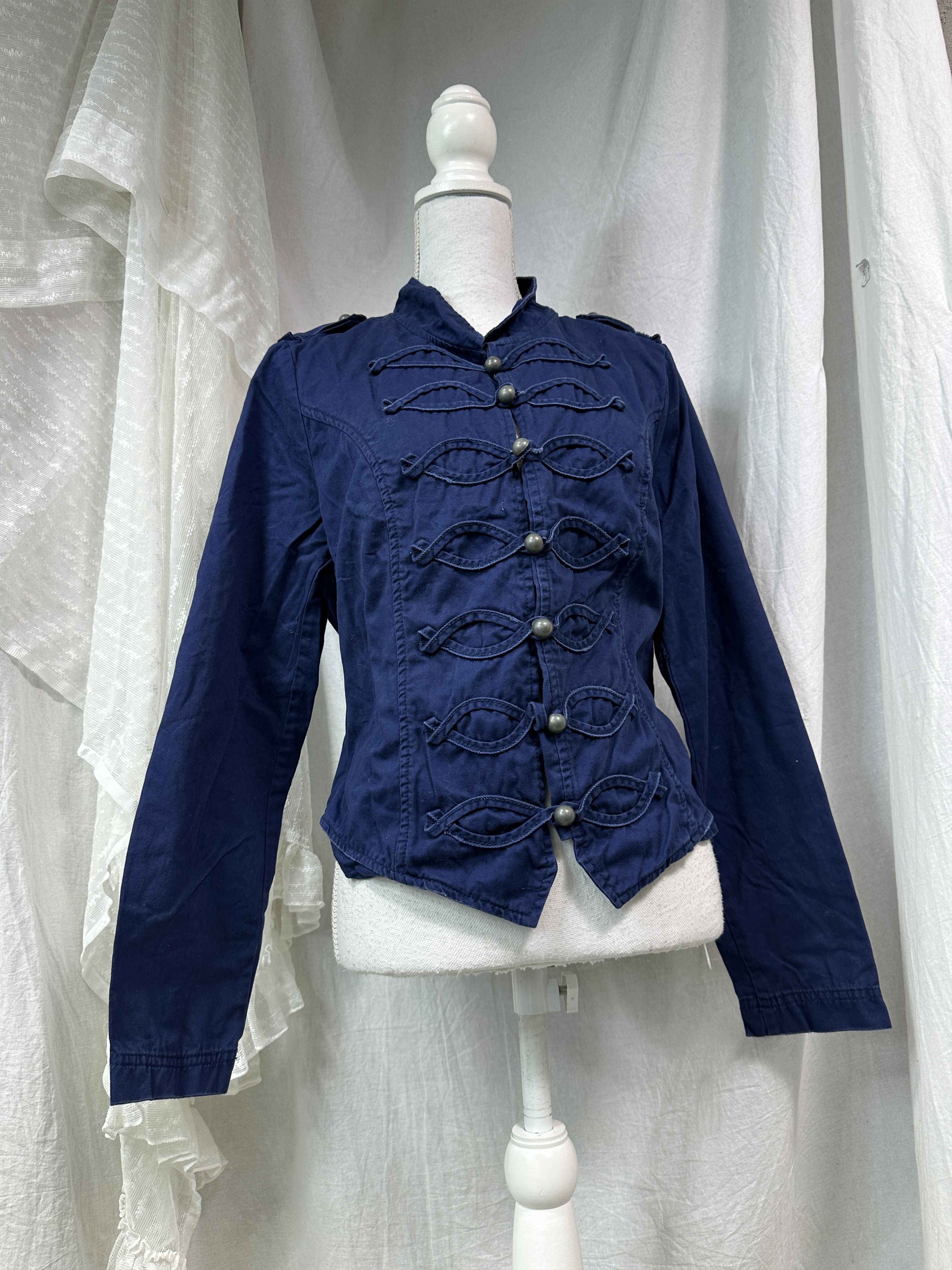 Vintage Vintage Military Styled Napoleonic Button Up Jacket 00s Size L / US 10 / IT 46 - 1 Thumbnail