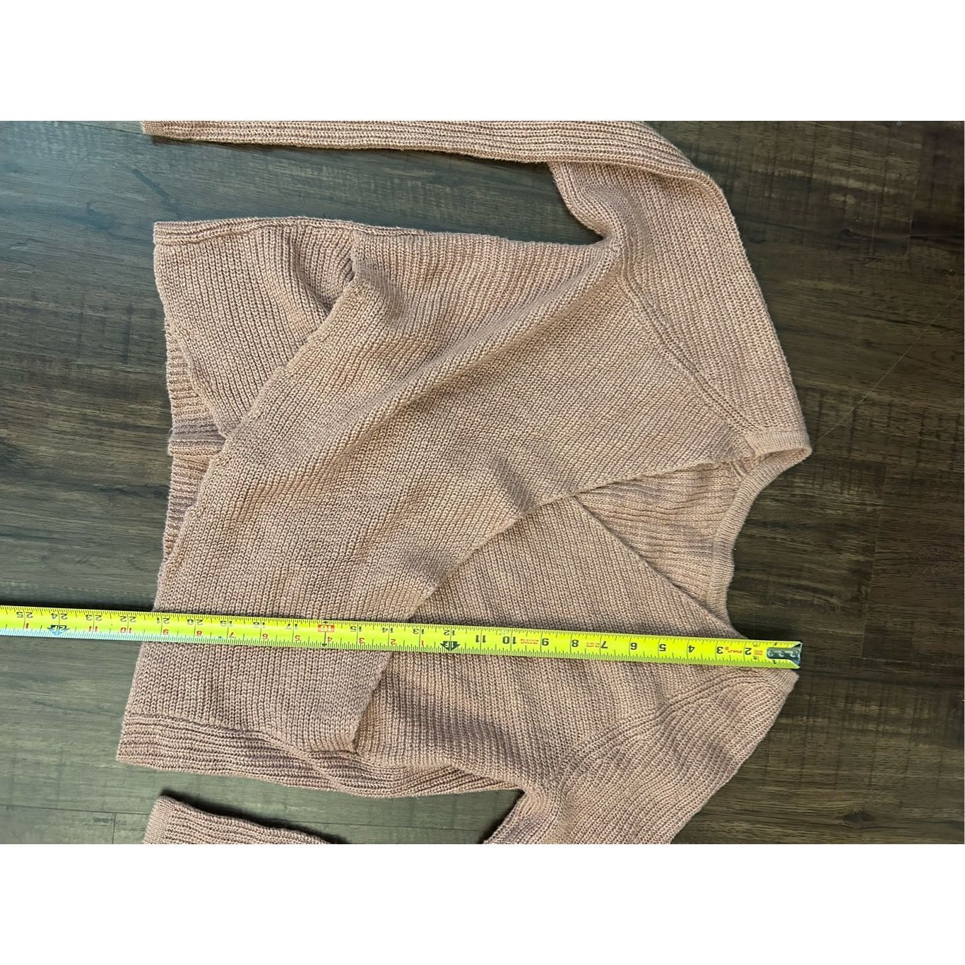 American Eagle Outfitters Aerie American Eagle Pink Ribbed Cross-Back Sweater, Sz Smal Size S / US 4 / IT 40 - 7 Thumbnail