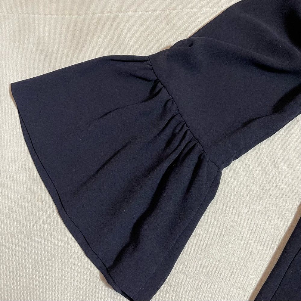 Other Kate Blue Chiffon Bell Sleeve Made in Italy Blouse Size S Size S / US 4 / IT 40 - 8 Thumbnail