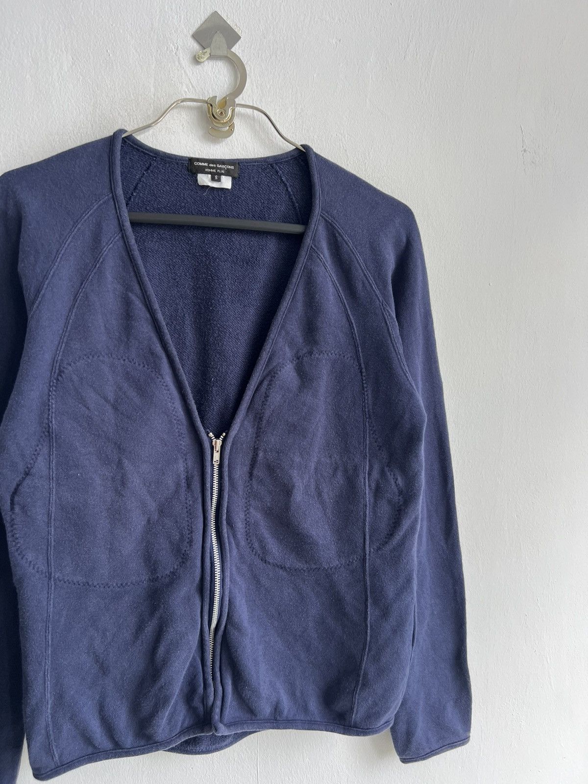 Comme des Garcons Homme Plus AW10 Comme des Garçons Homme Plus 3D Cut Pocket Zip Cardigan Size US S / EU 44-46 / 1 - 4 Thumbnail
