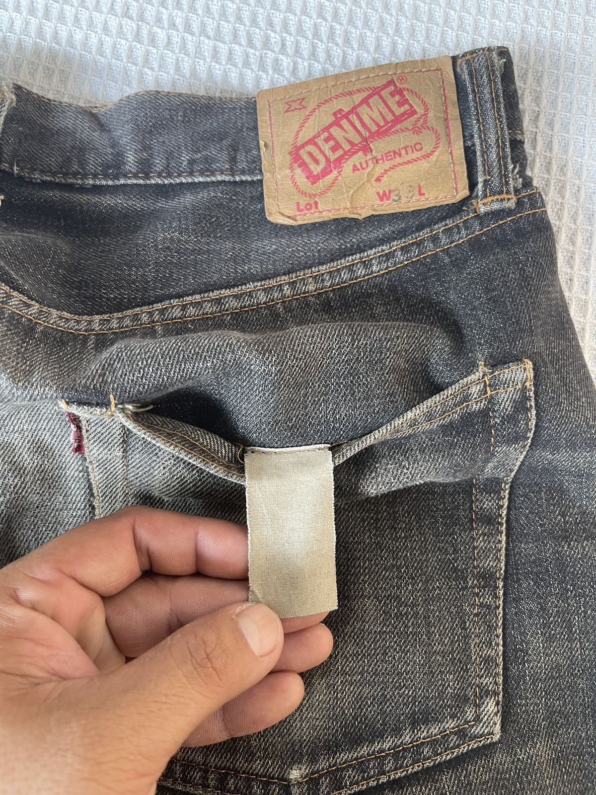 Denime Rare🔥Vintage Denime Japan Selvedge Jeans Size US 33 - 11 Thumbnail